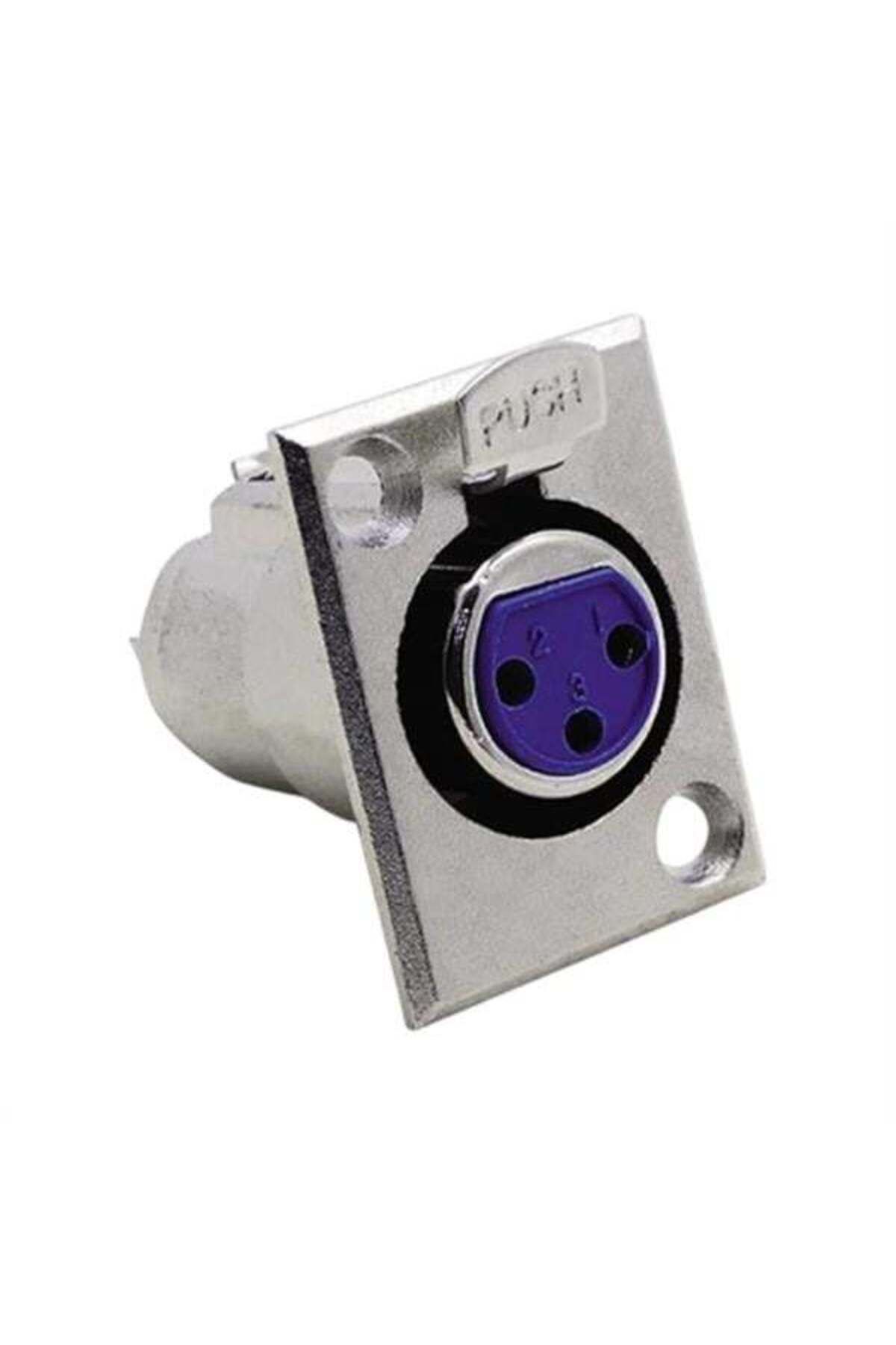 Emperium 3 Pin XLR Dişi Canon Şase Konnektör CK114