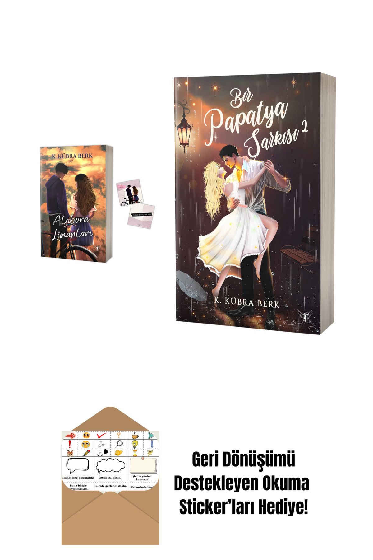 Artemis Yayınları Alabora Limanları 1 + Bir Papatya Şarkısı 2 + Okuma Sticker'ları