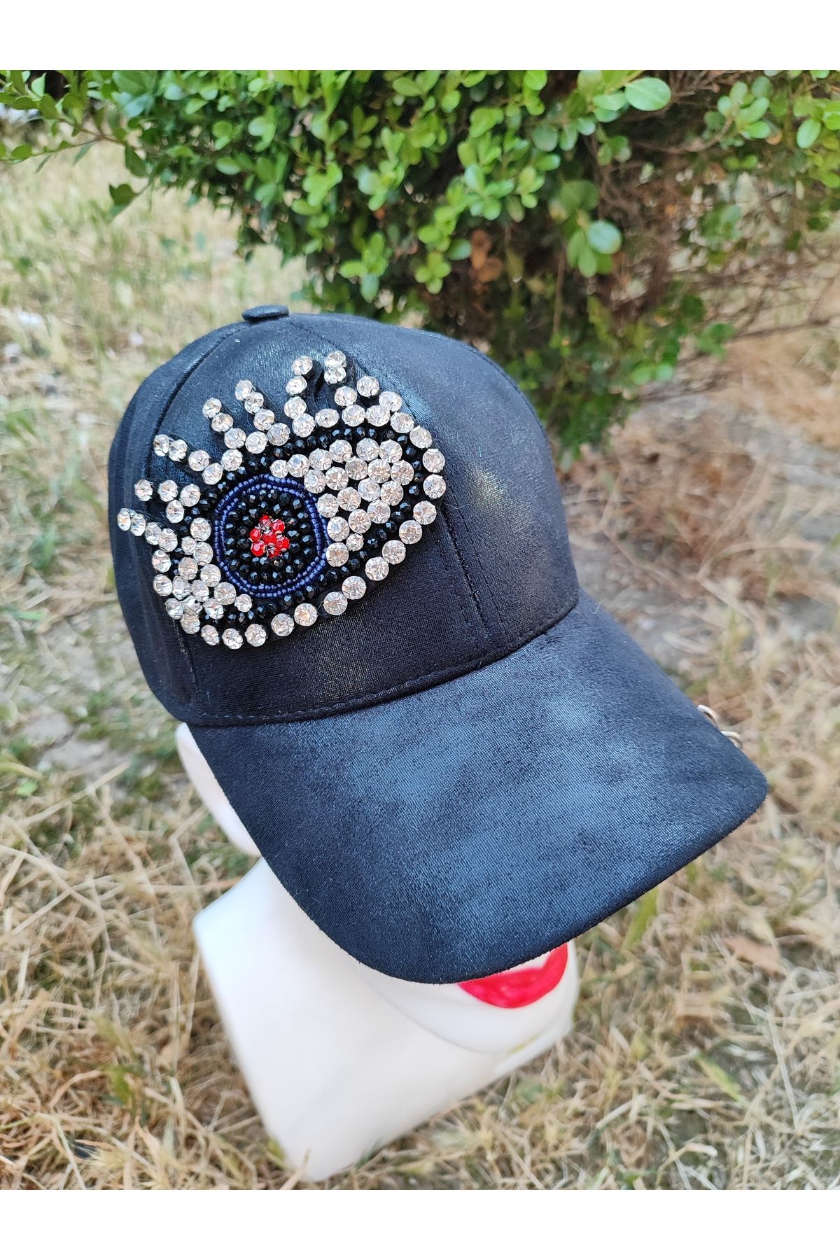 SAHRA BEACHWEAR Kadın Plaj Şapkası, Hasır Şapka, Handmade Tasarım Şapka, Yazlık Şapka , Kovboy Şapkası, Kasket
