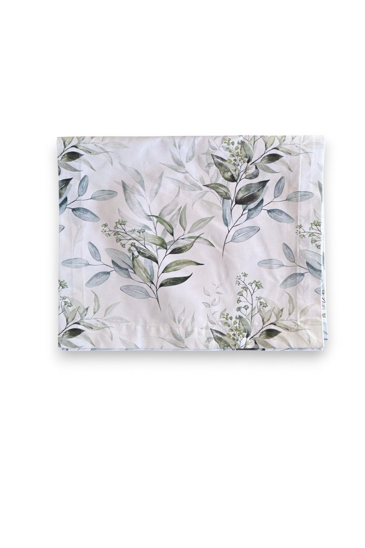 DECOROMA YAPRAK DESENLİ DÜZ KENARLI RUNNER - EL İŞÇİLİĞİ