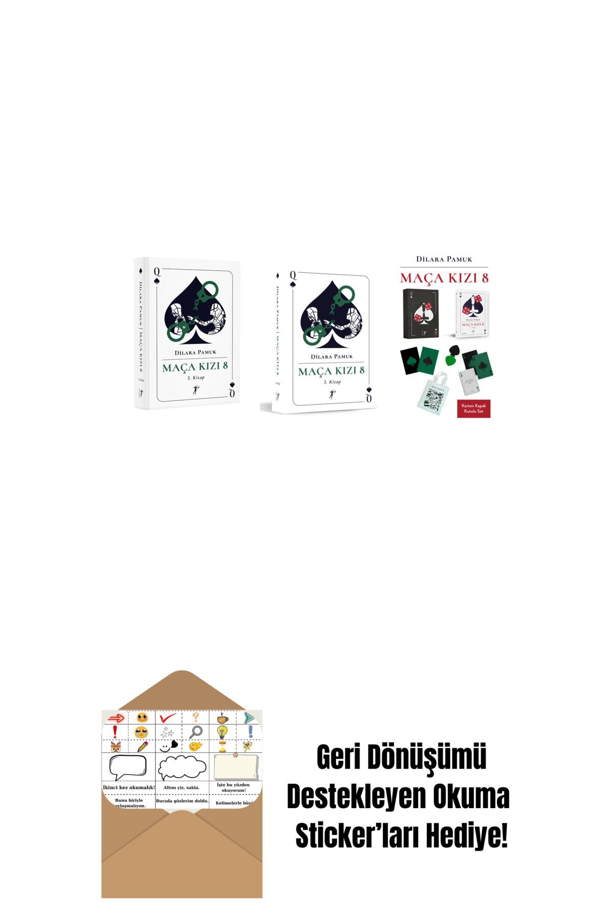 Artemis Yayınları Dilara Pamuk 3 Kitap Set + Okuma Sticker'ları