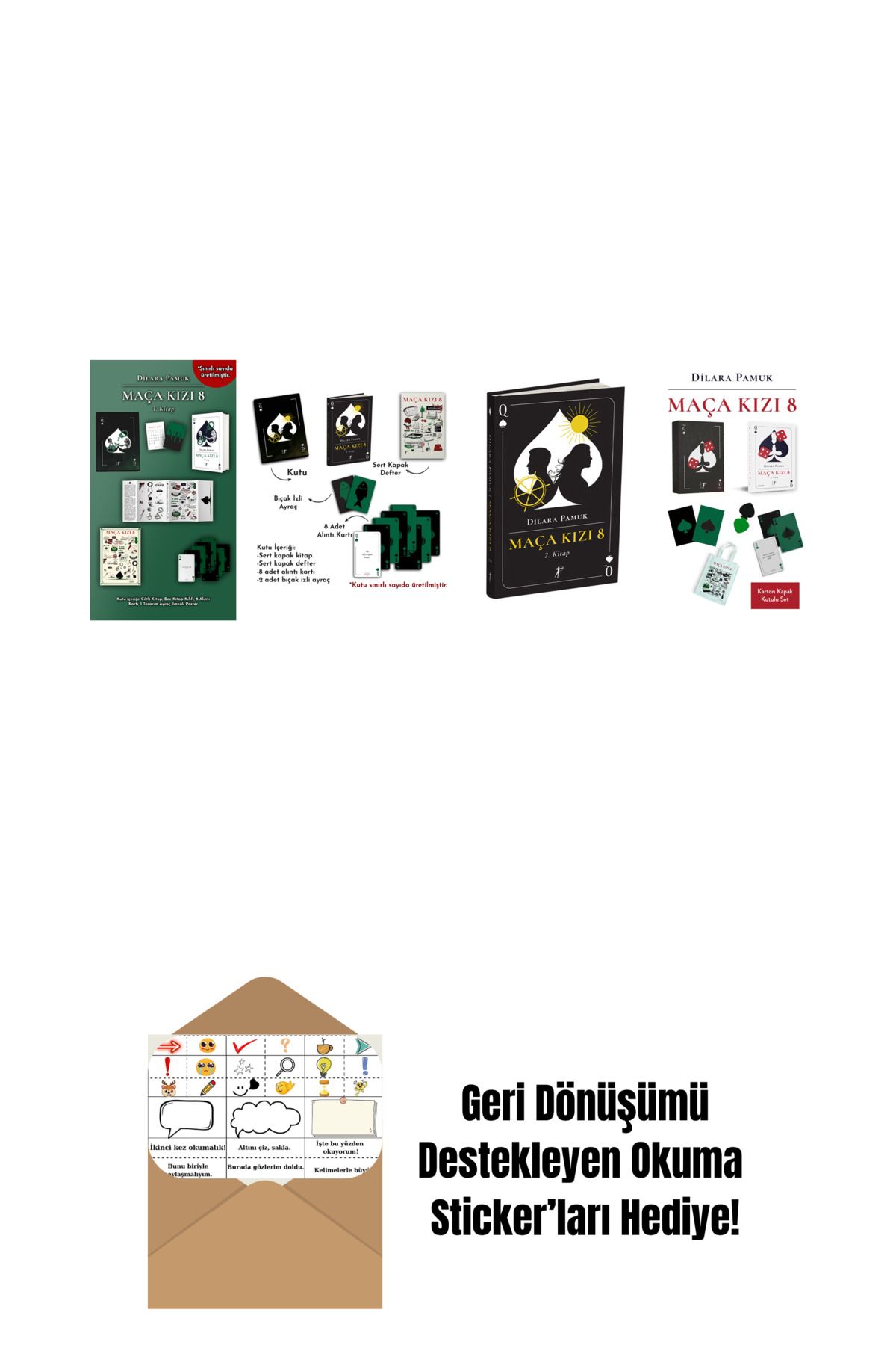 Artemis Yayınları Dilara Pamuk 4 Kitap Set + Okuma Sticker'ları