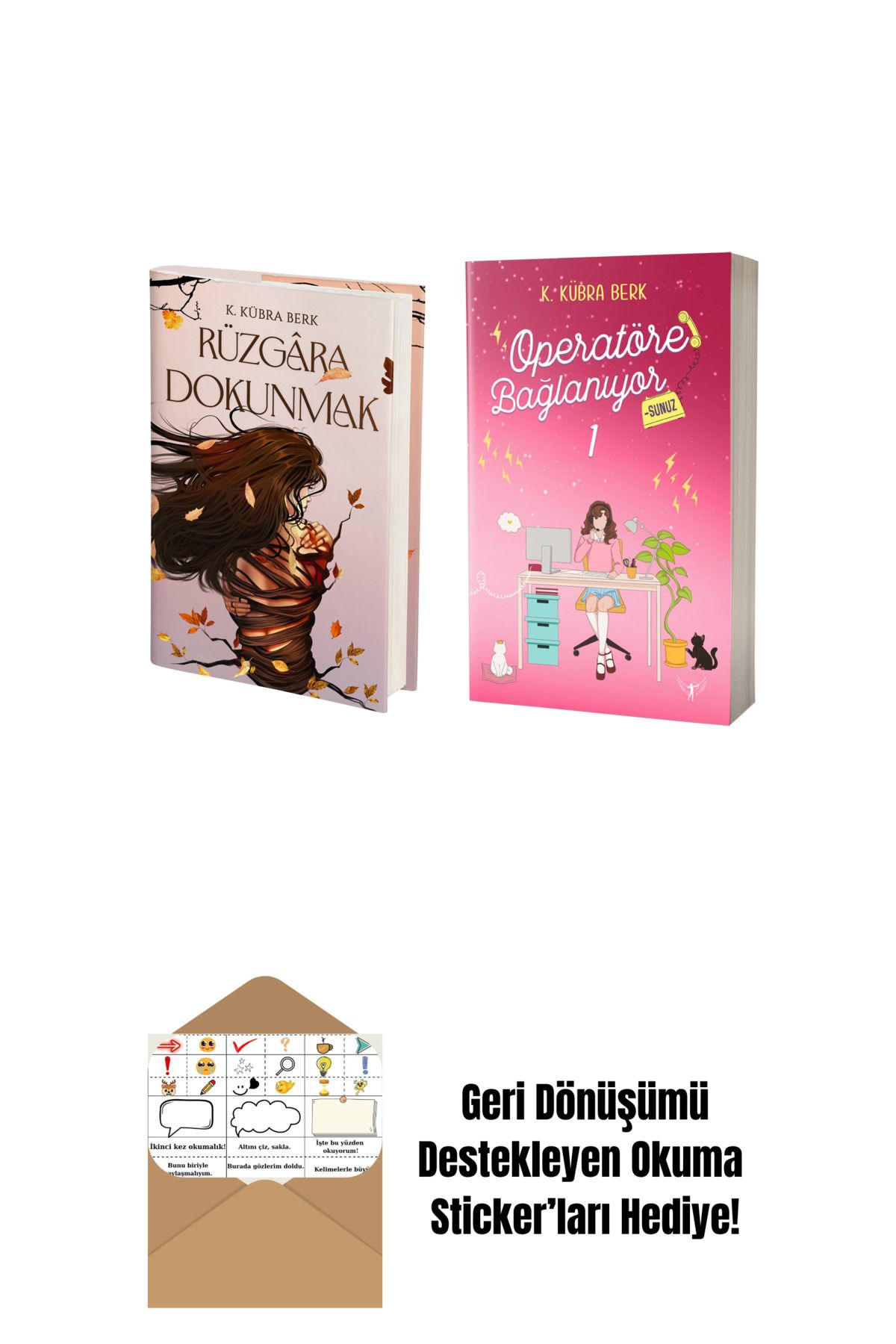 Artemis Yayınları Rüzgâra Dokunmak (Ciltli) + Operatöre Bağlanıyorsunuz 1 + Okuma Sticker'ları