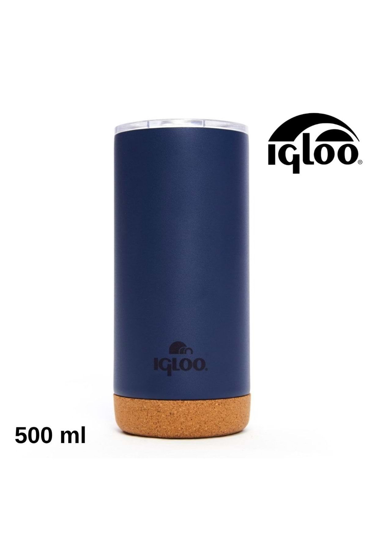 IGLOO Cork Mug 500ml Termos Kupa Bardak Matara LACİVERT