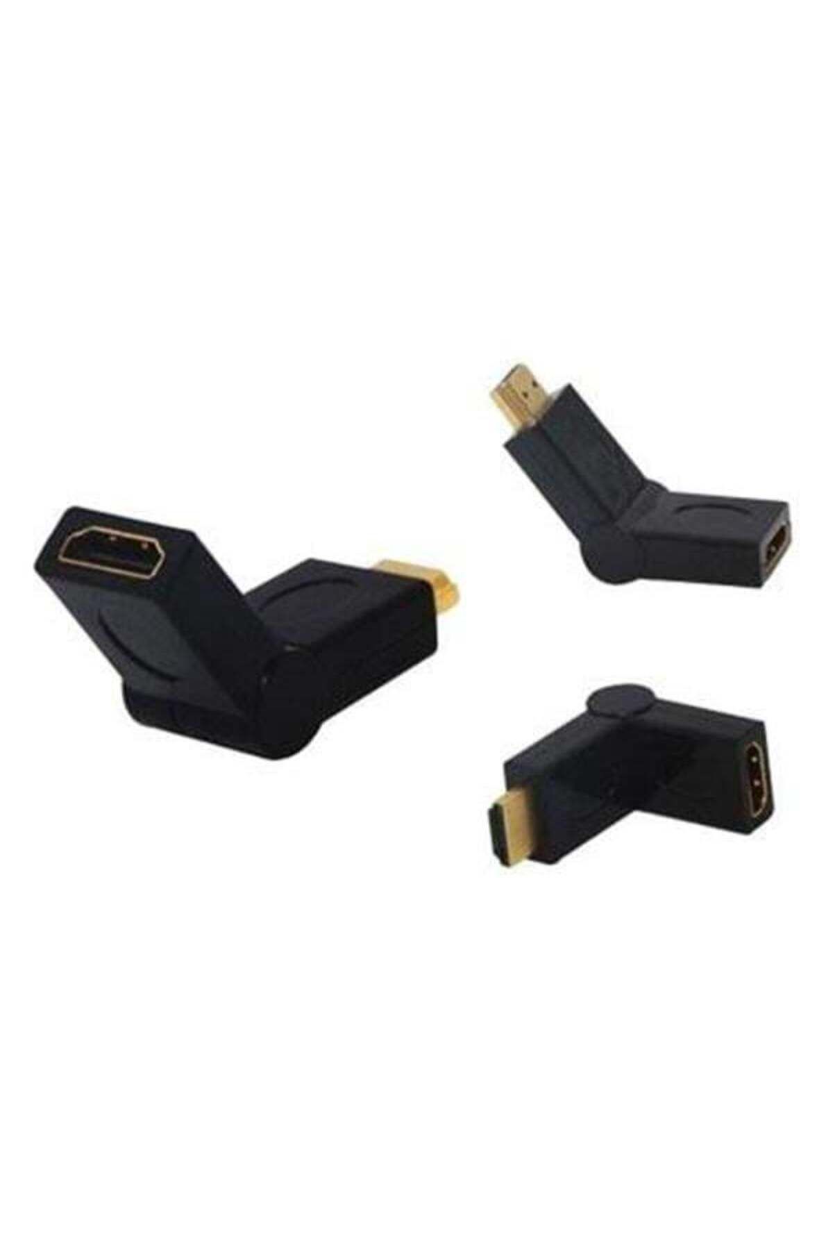 Emperium HDMI Erkek Dişi L Tip Ara Oynar Başlık