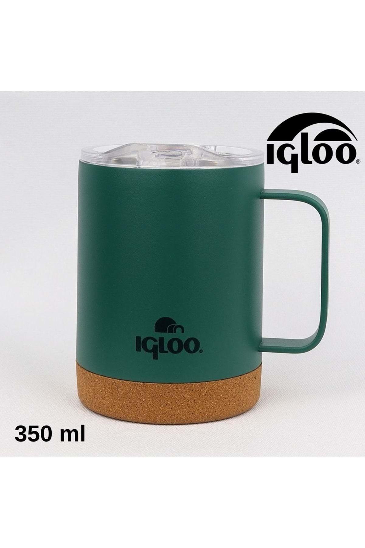 IGLOO Cork Mug 350ml Termos Kupa Bardak Matara YEŞİL