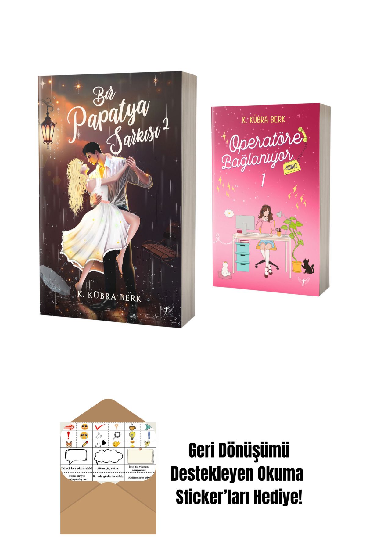 Artemis Yayınları Bir Papatya Şarkısı 2 + Operatöre Bağlanıyorsunuz 1 + Okuma Sticker'ları
