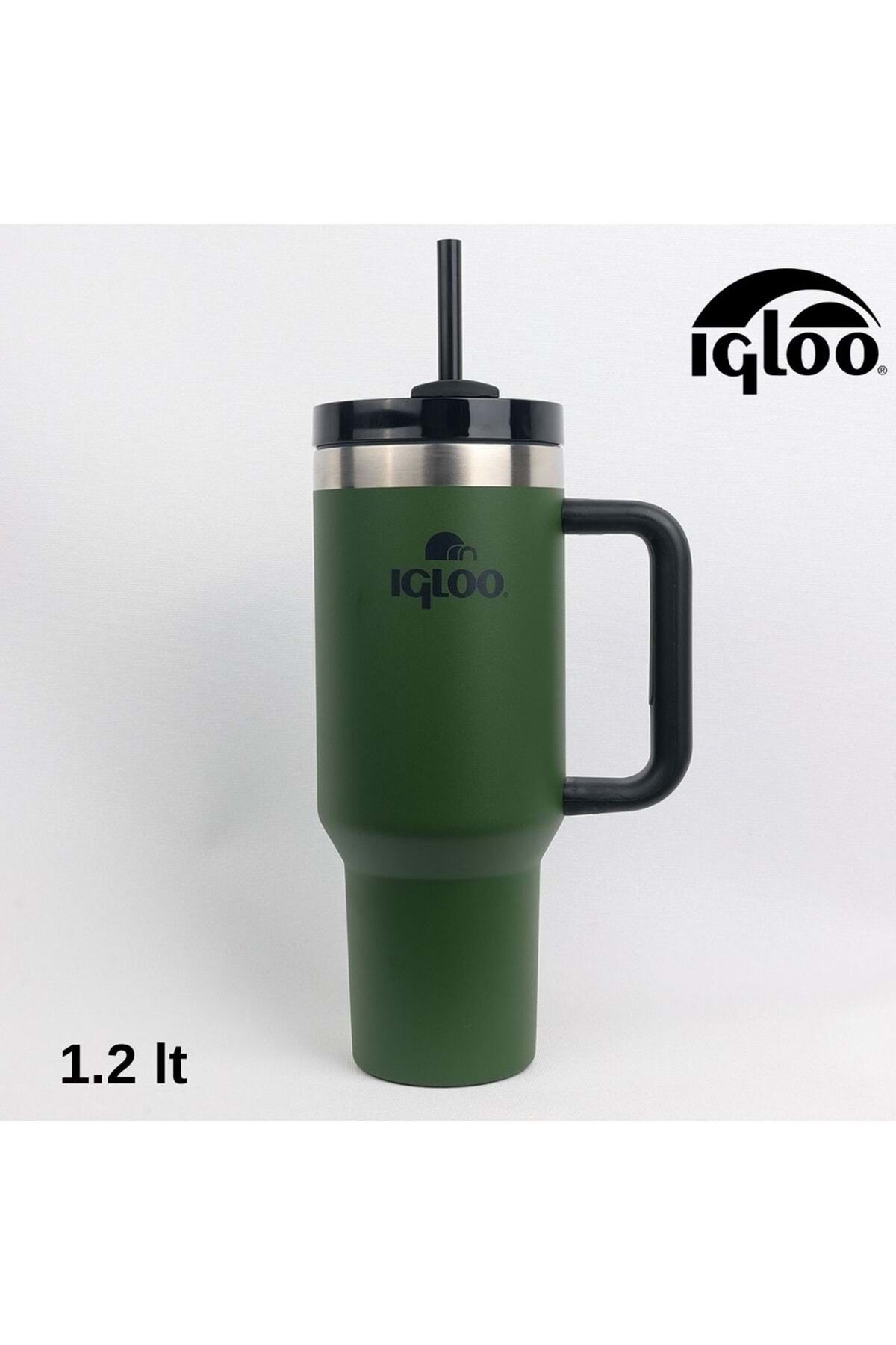 IGLOO Stadler Thermo Mug 1.2 Litre Pipetlı Matara YEŞİL