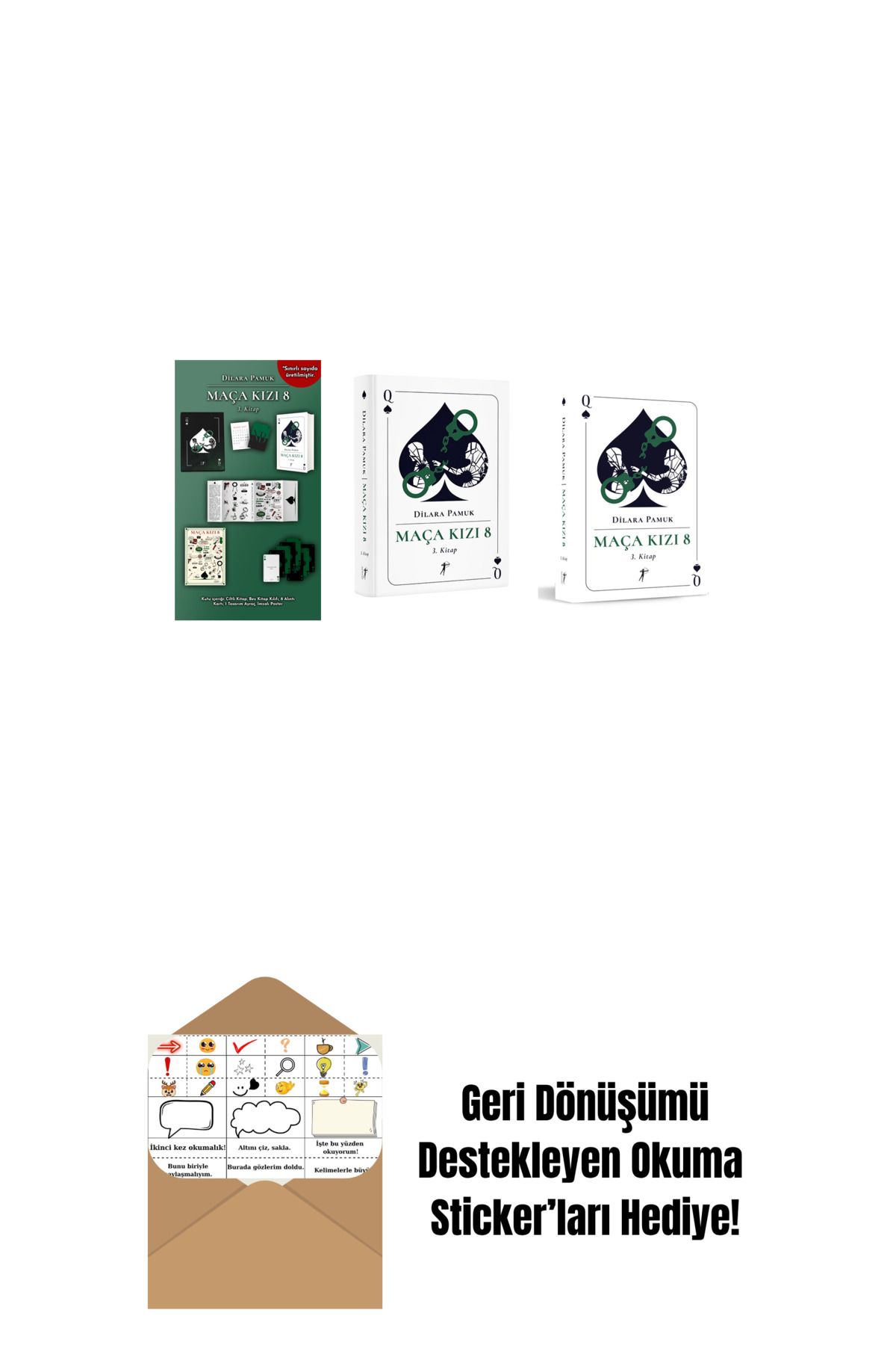Artemis Yayınları Dilara Pamuk 3 Kitap Set + Okuma Sticker'ları