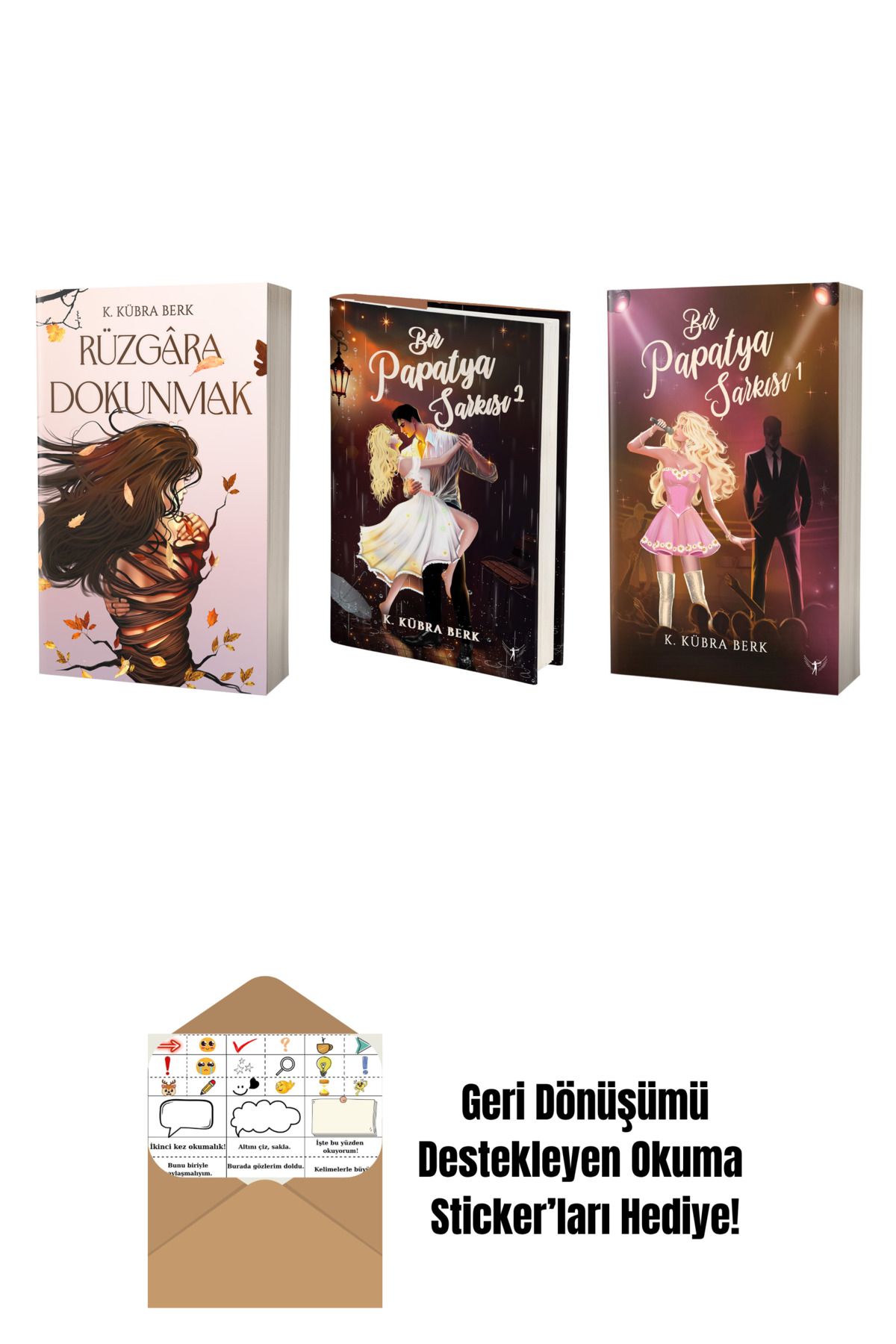 Artemis Yayınları K. Kübra Berk 3 Kitap Set + Okuma Sticker'ları