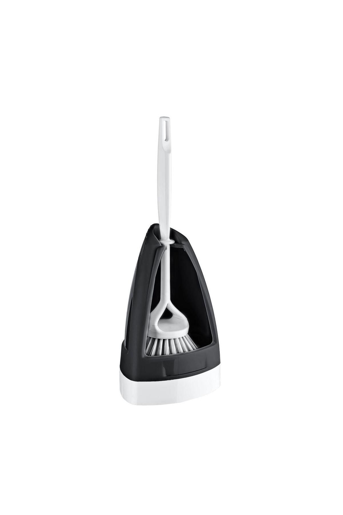 Titiz TP-118 Plastik WC Klozet Tuvalet Fırça Seti Takımı - Siyah