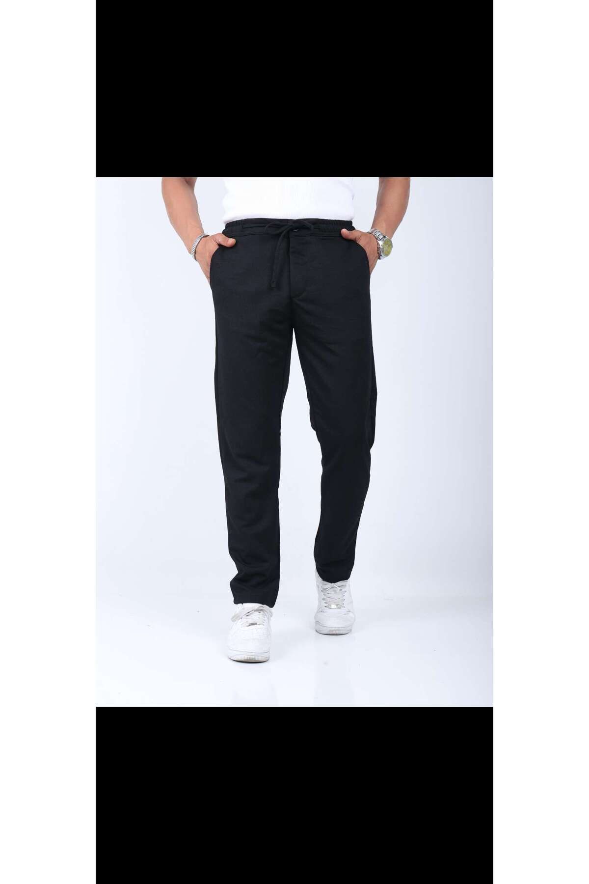 LARUSO SİYAH JOGGER PANTOLON