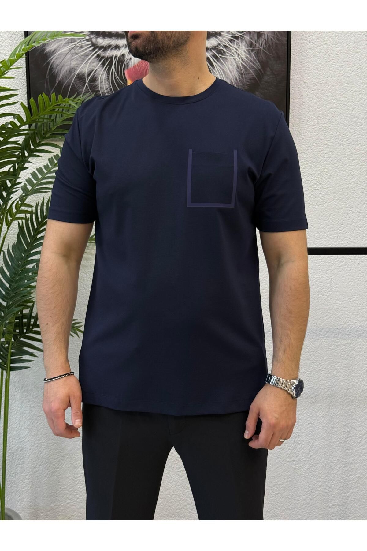 Yubacollection Cepli Tshirt Lacivert
