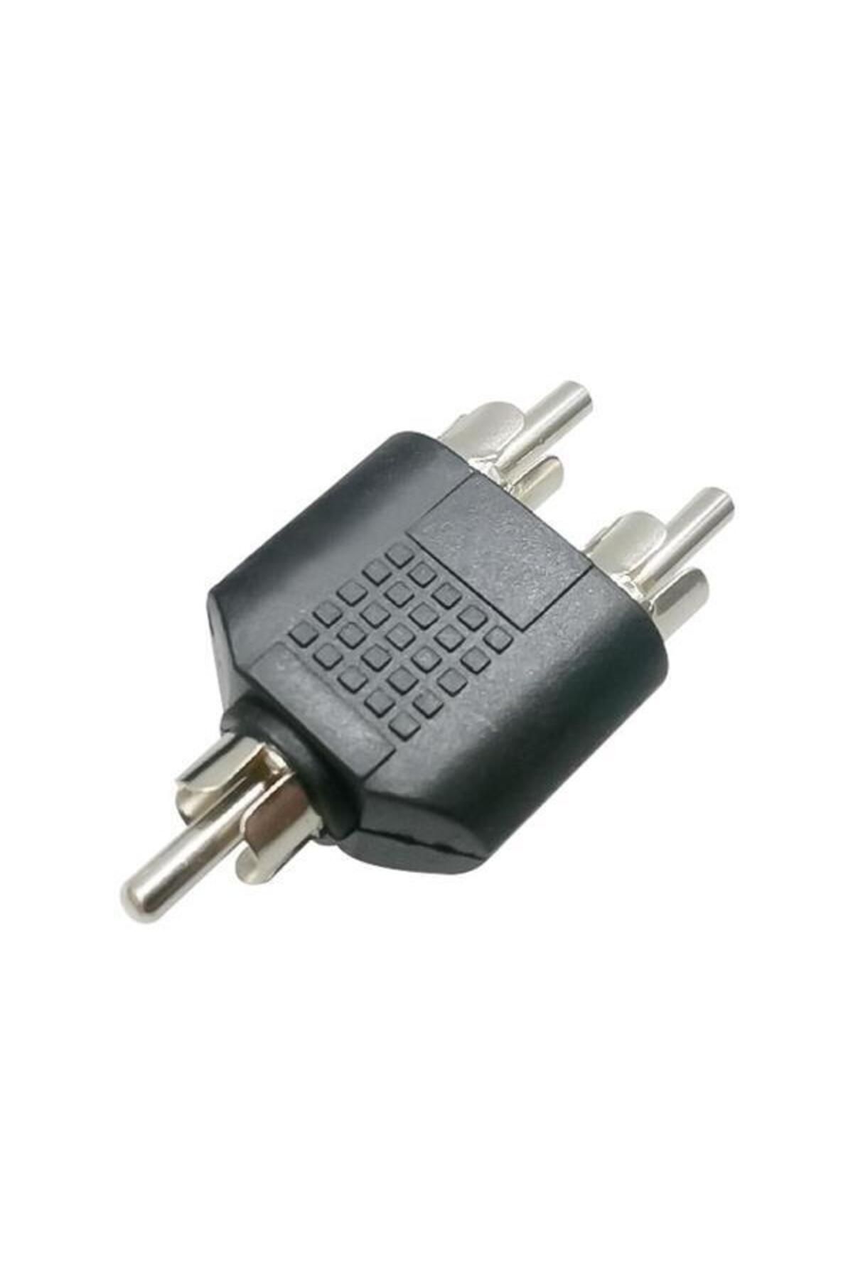 Emperium 1 Rca Erkek / 2 Rca Erkek Çevirici Jack