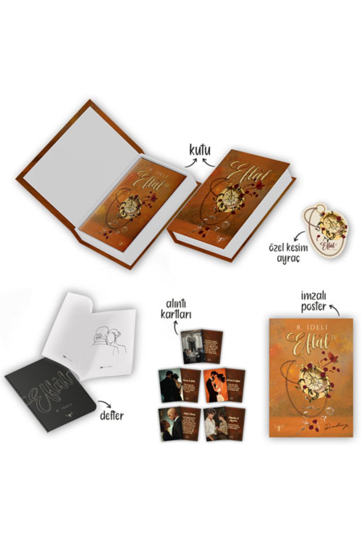 Artemis Yayınları R. İdeli 3 Kitap Set + Okuma Sticker'ları