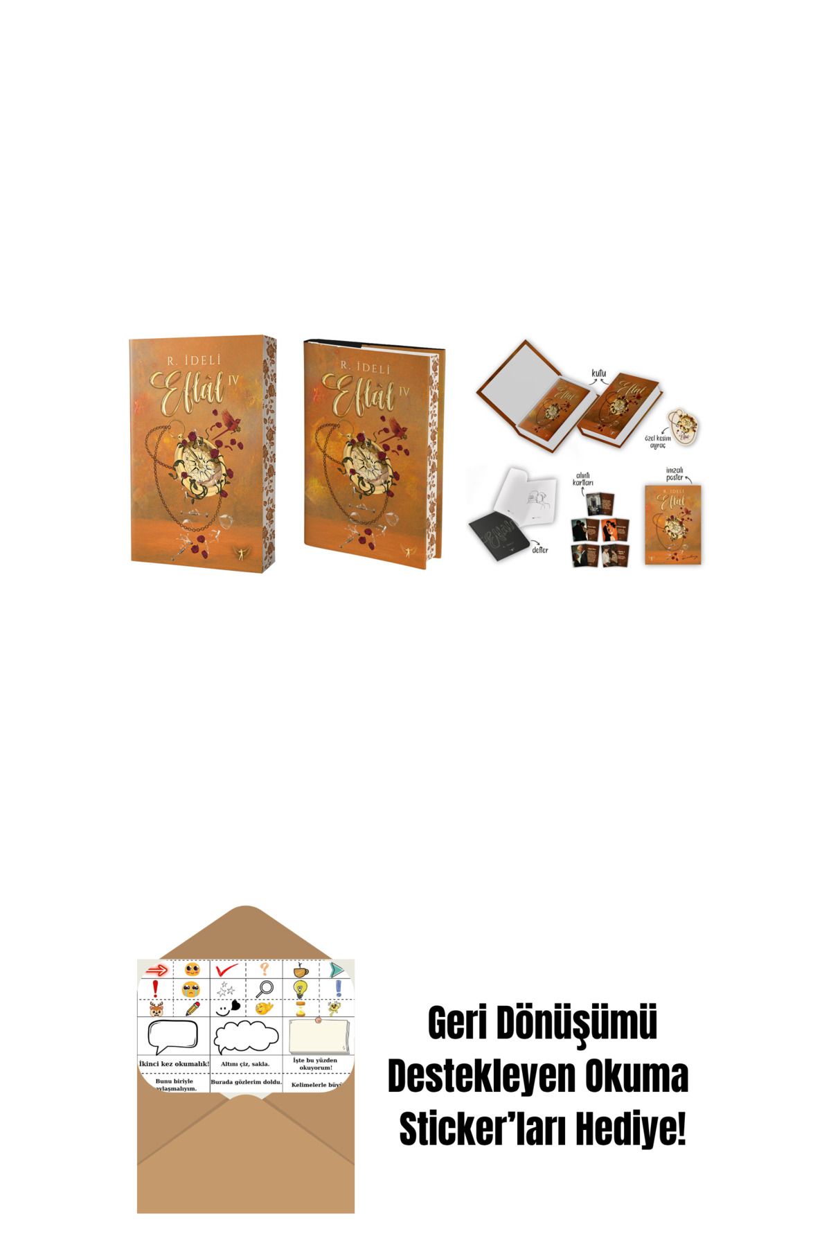 Artemis Yayınları R. İdeli 3 Kitap Set + Okuma Sticker'ları