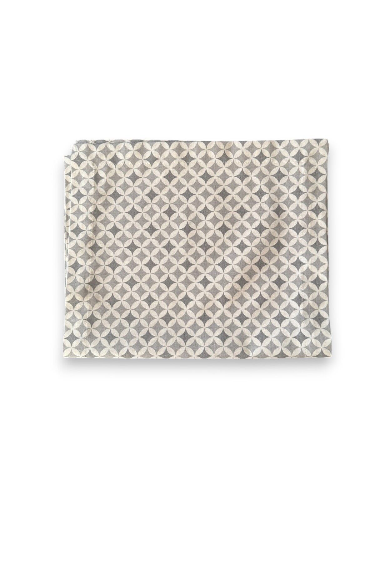DECOROMA GEOMETRİK DESEN DÜZ KENAR RUNNER - EL İŞÇİLİĞİ