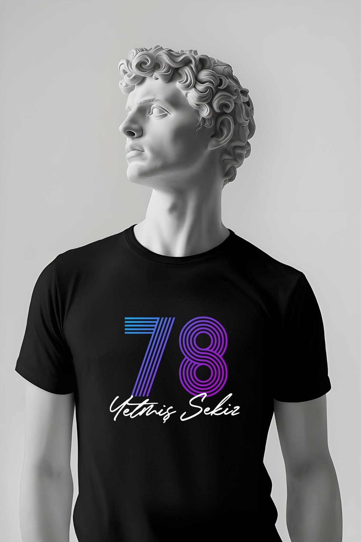 362BASKI Doğum Yılı Temalı '78 Baskılı Tshirt