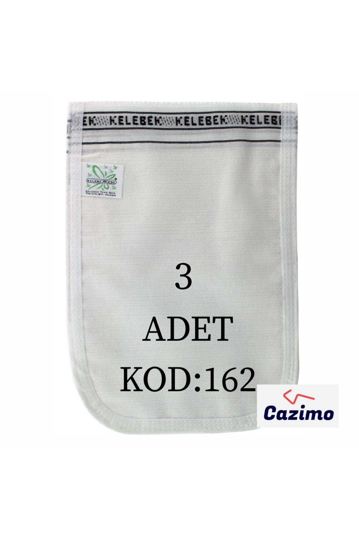 CAZIMO Doğal Lifli Standart Kelebek Banyo Kesesi - Peeling Etkili Cilt Temizleyici Kese (Kod 162)