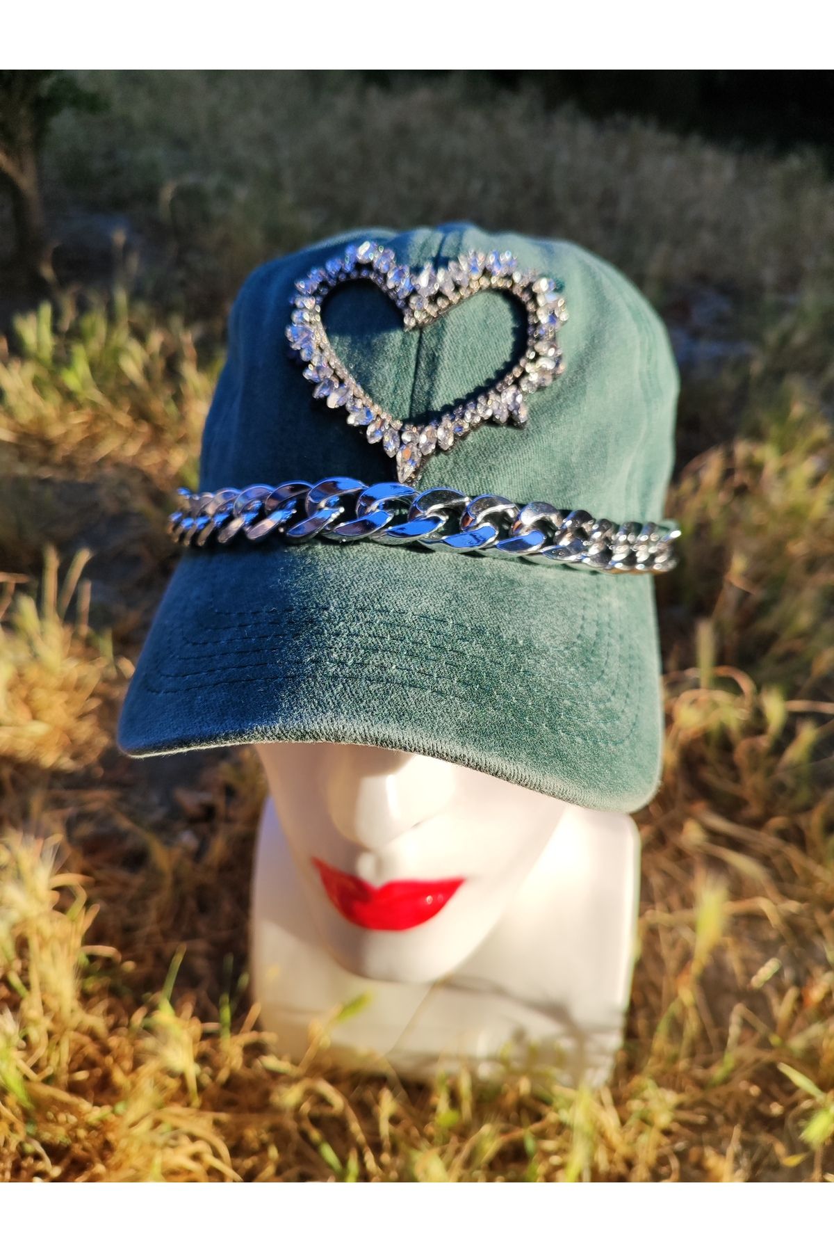SAHRA BEACHWEAR Kadın Plaj Şapkası, Hasır Şapka, Handmade Tasarım Şapka, Yazlık Şapka , Kovboy Şapkası, Kasket