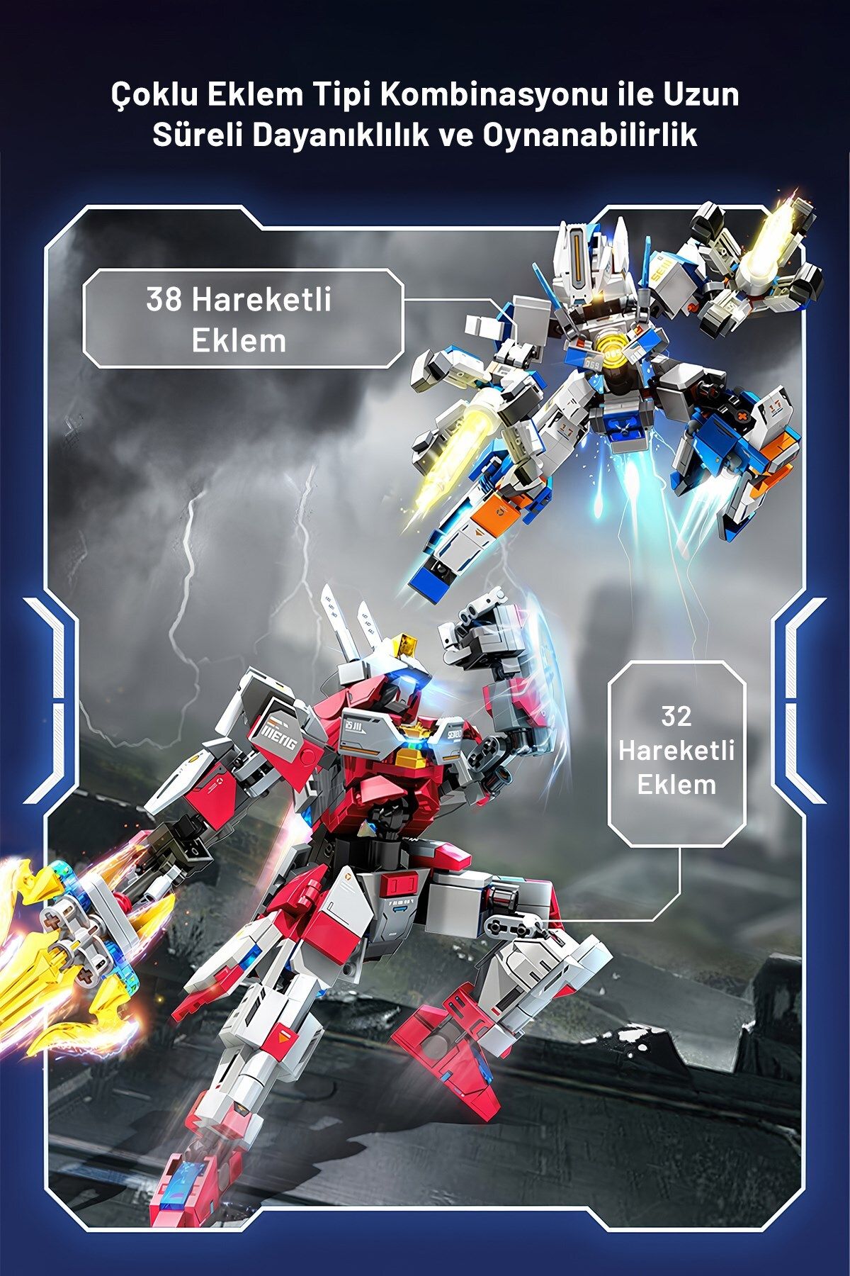 Sembo Block-Hydra Titan Immortal Warrior Robot Building Block Set 3