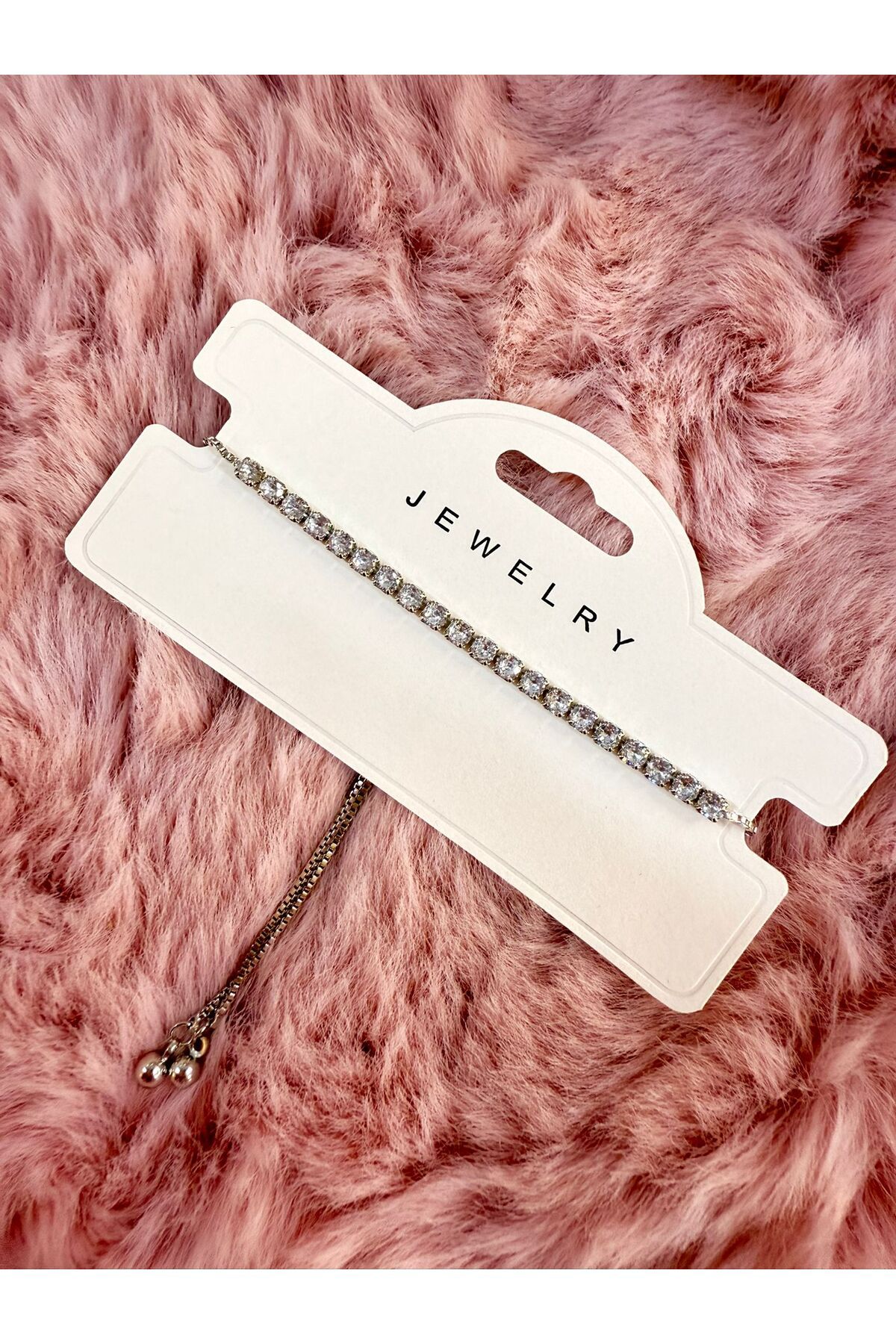 Butik Işıltılı gümüş en Su yolu Çelik bileklik ayarlanabilir bileklik