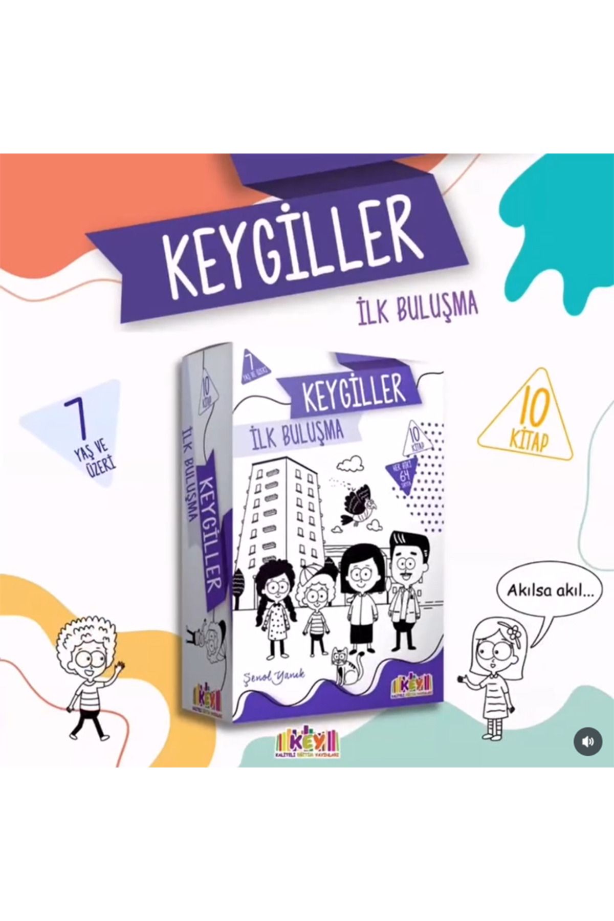 3K YAYIN Kaliteli Eğitim Yayınları KEY KEYGİLLER İLK BULUŞMA Hikaye Serisi 10 Kitap 2.Sınıf 3.Sınıf 4.Sınıf
