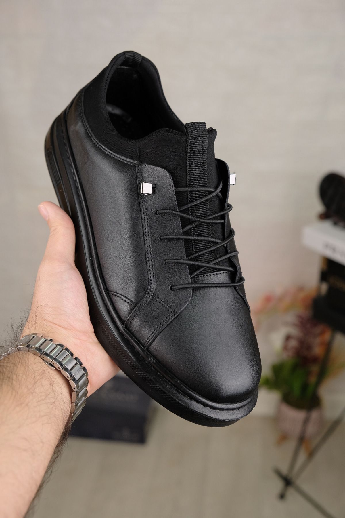 Leathermens HAKİKİ DERİ,STRECHLİ ORTOPEDİCH ERKEK AYAKKABI
