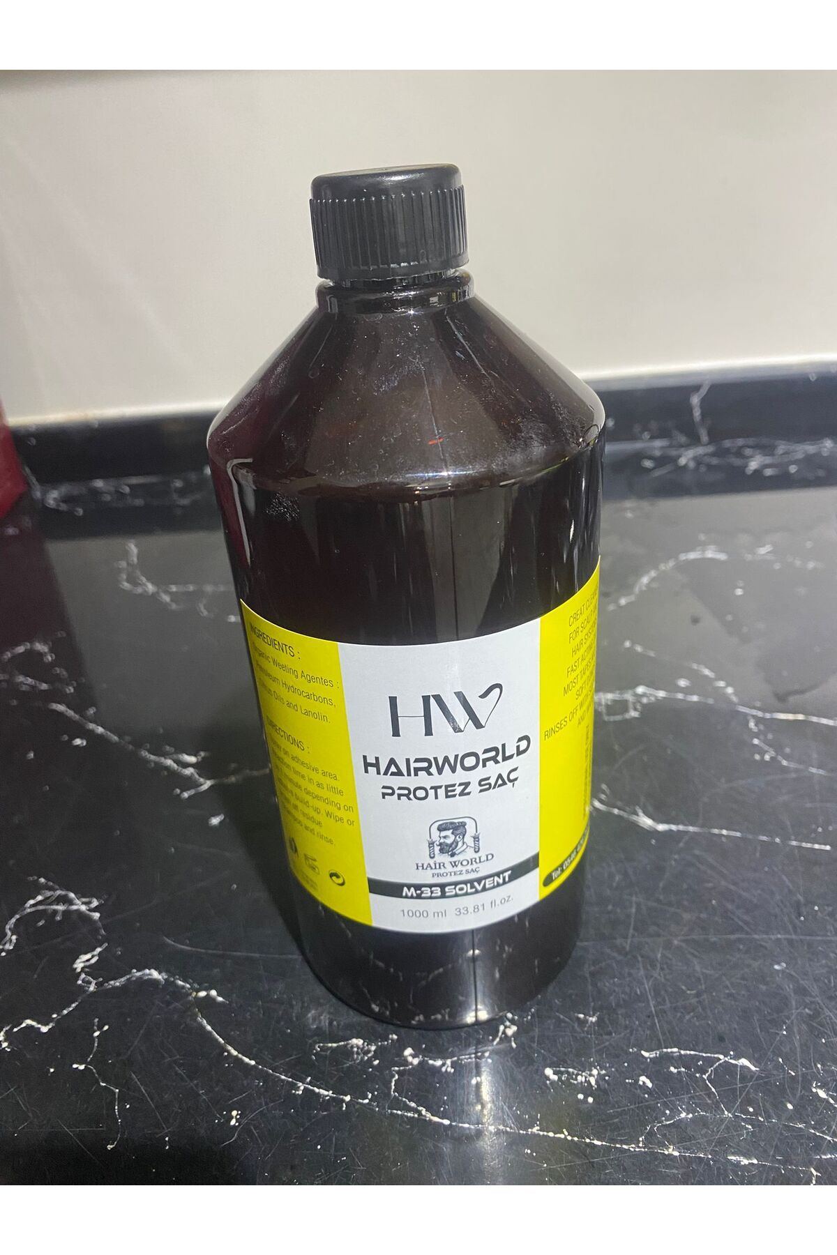 hairworld m33 solvent 1000ml
