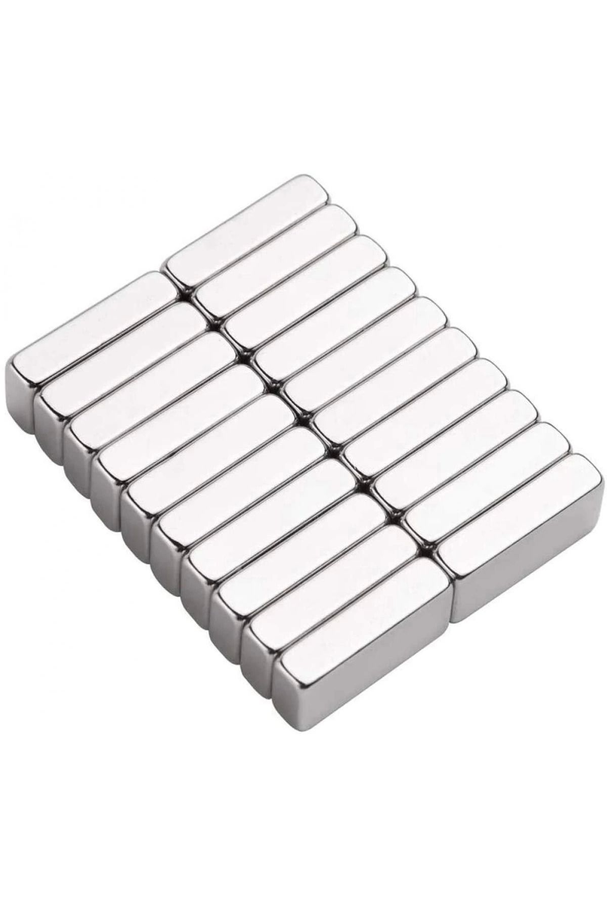 Emper N35 20x10x5 Mm Neodyum Mıknatıs 10 Adet, Köşeli, Nikel Kaplamalı Kaliteli Ve Dayanıklı Ürün
