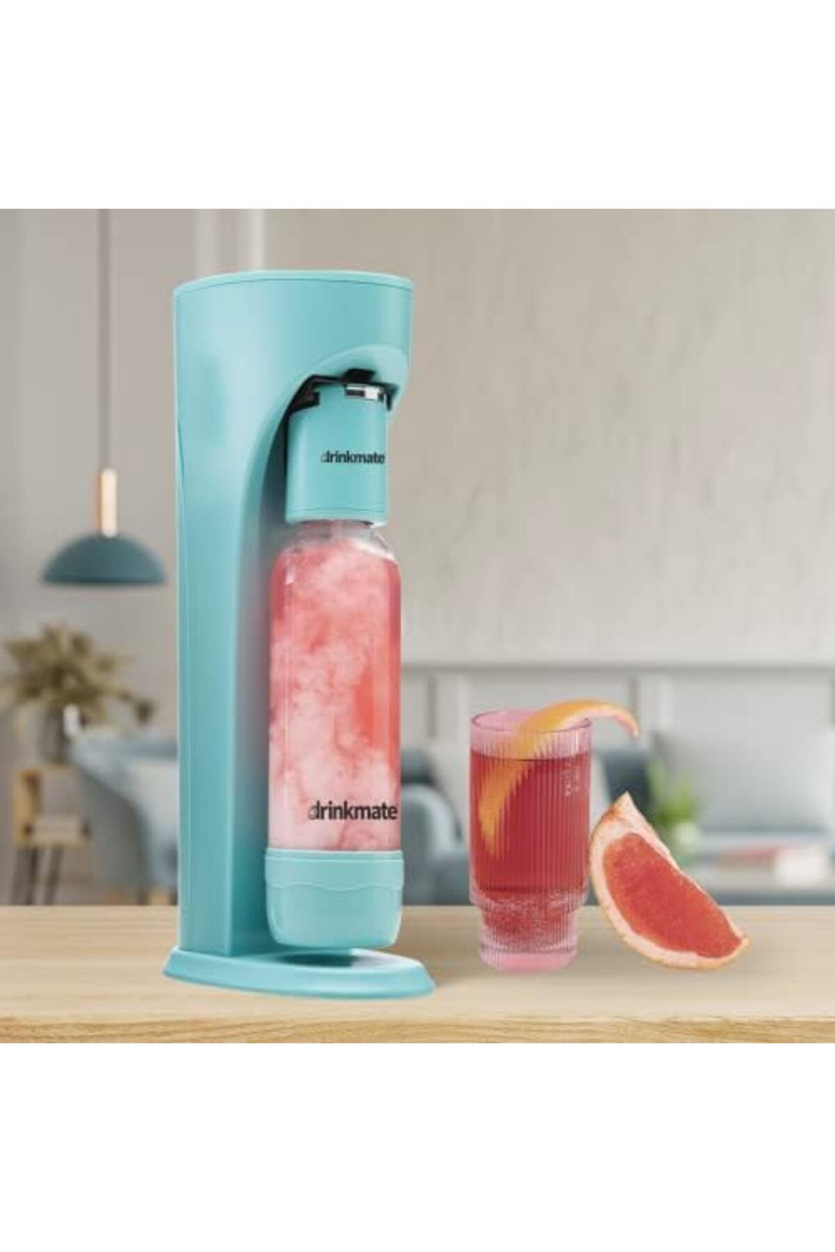 Drinkmate-Omnifizz Sparkling Water And Soda Maker, Carbonates Any Drink Without Diluting It, Co2 Cyl 3