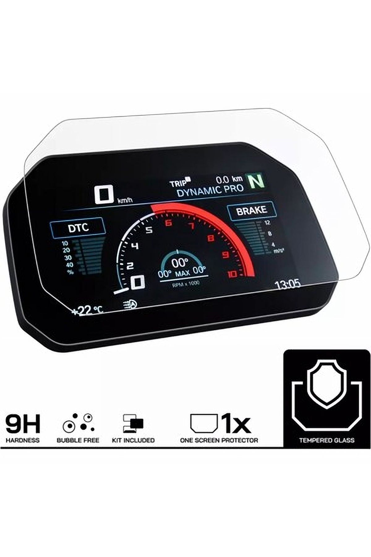 essida BMW F 750 GS / F 850 GS Dijital Gösterge Uyumlu 9H Nano Ekran Koruyucu