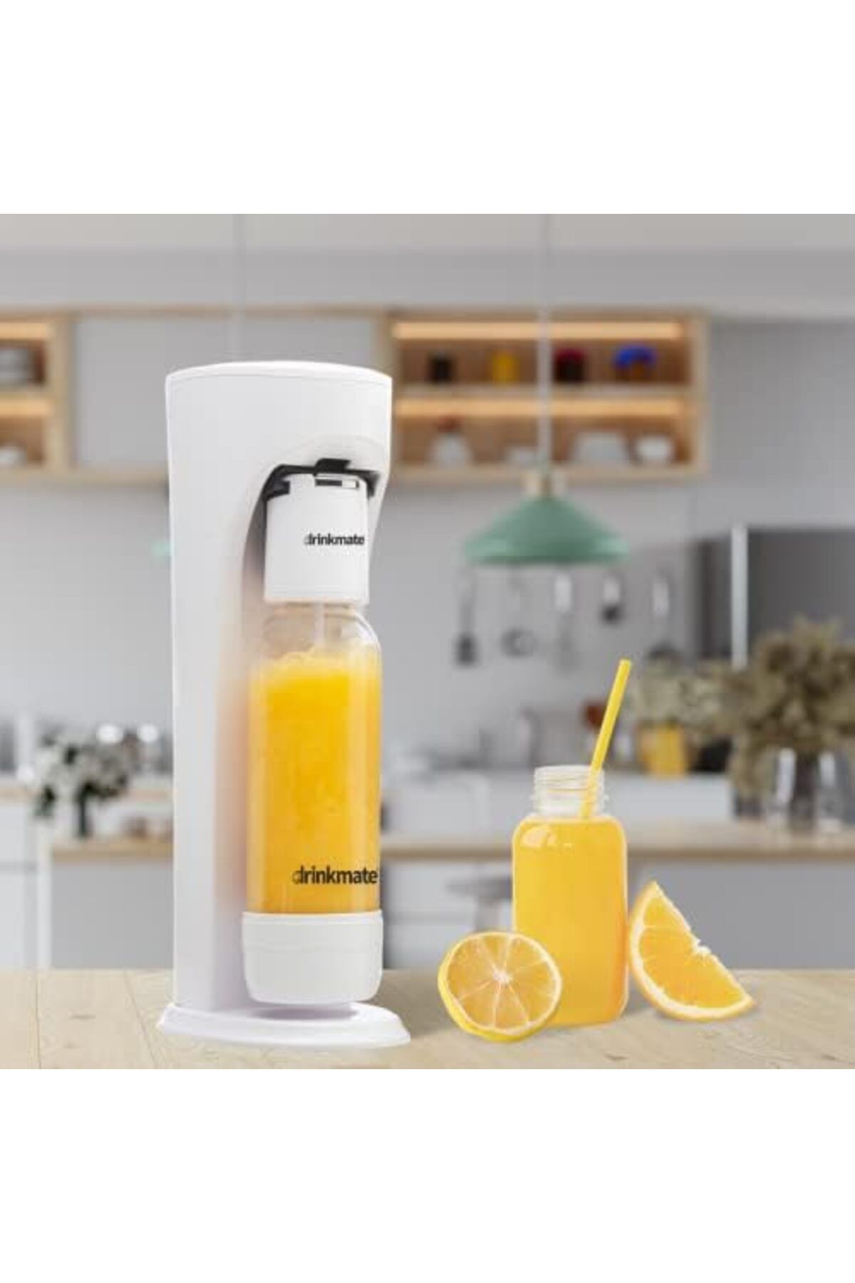 Drinkmate-Omnifizz Sparkling Water And Soda Maker, Carbonates Any Drink Without Diluting It, Co2 Cyl 4