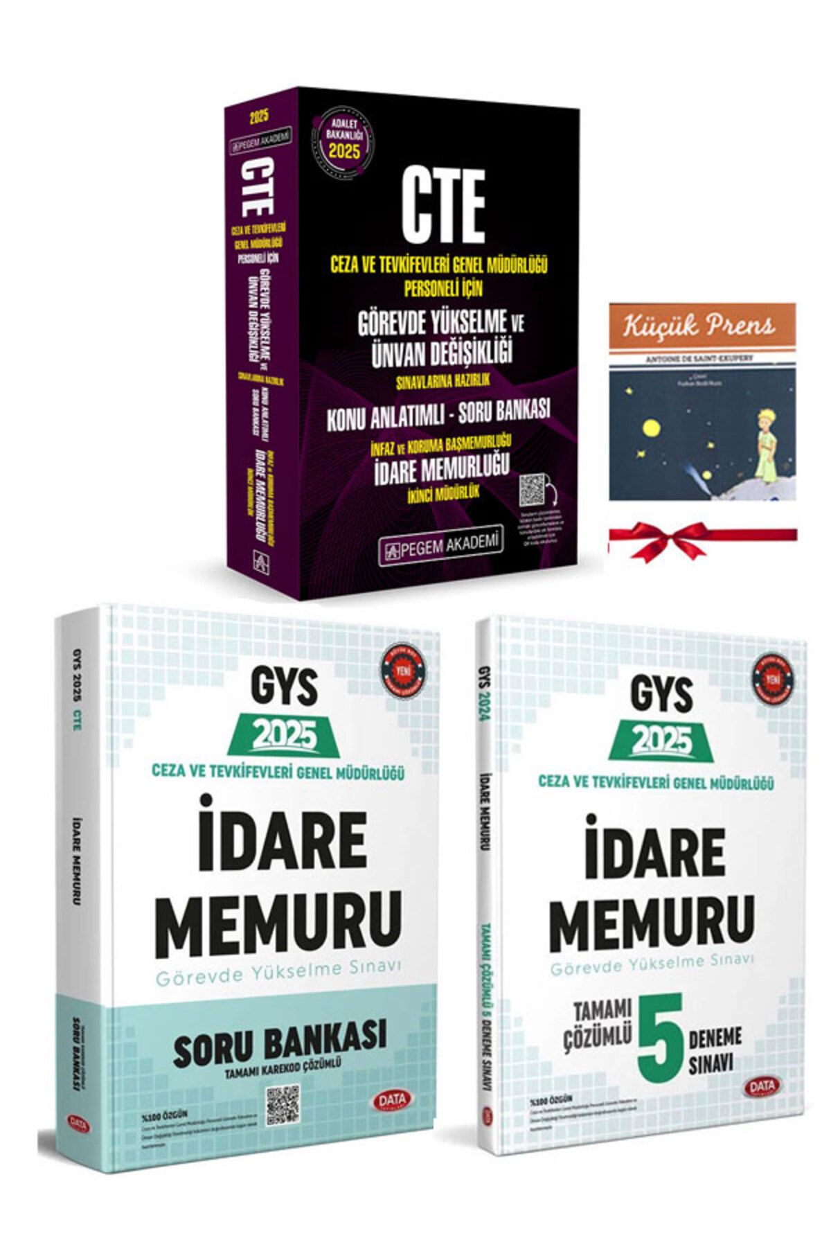 Pegem Akademi Yayıncılık 2025 Data GYS CTE İDARE MEMURU İnfaz ve Koruma Başmemurluğu 2. Müdürlük Konu Soru Deneme Sınavı