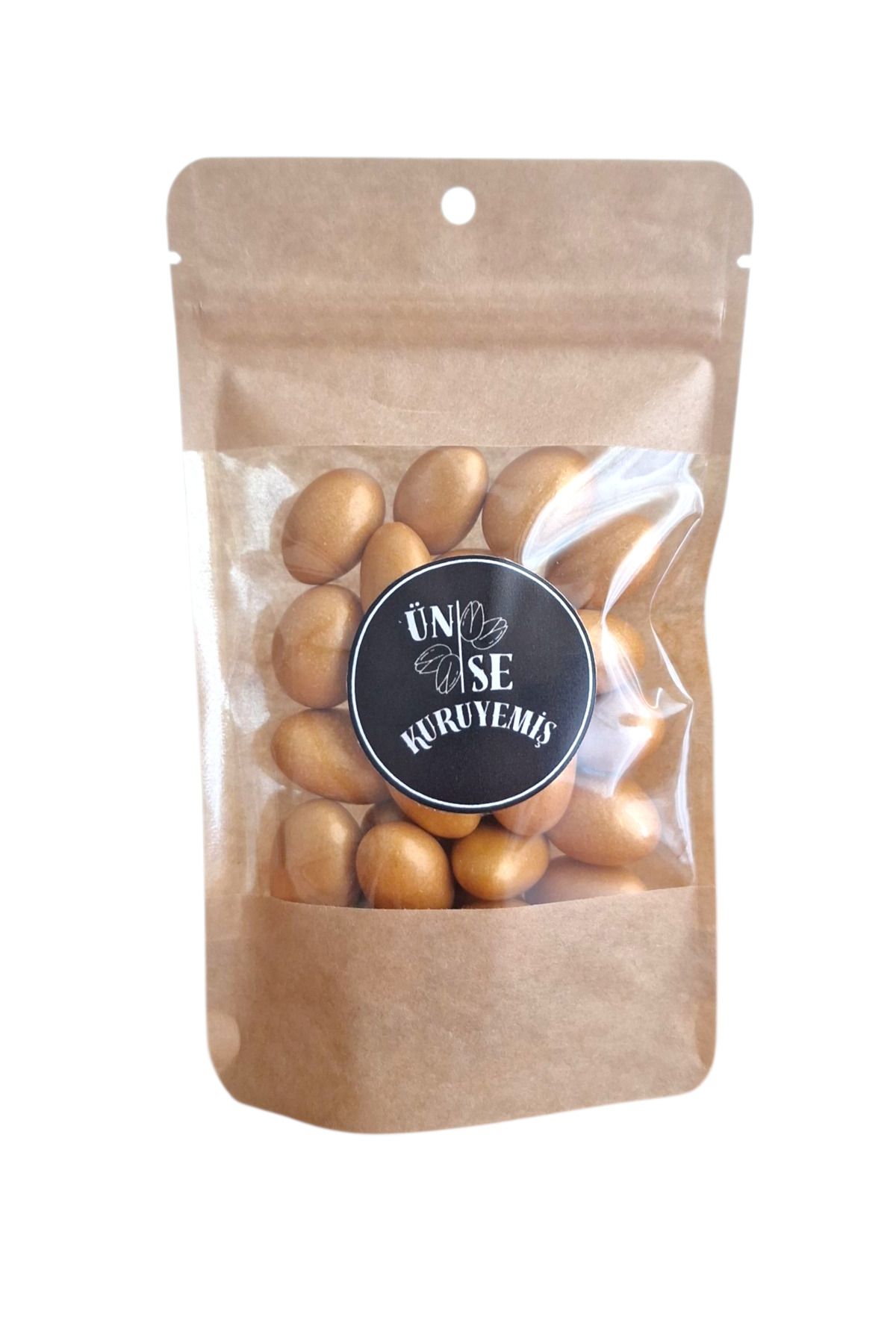 ÜNSEKURUYEMİŞ Badem Şekeri Gold 100 Gr ( Doğal Katkısız )