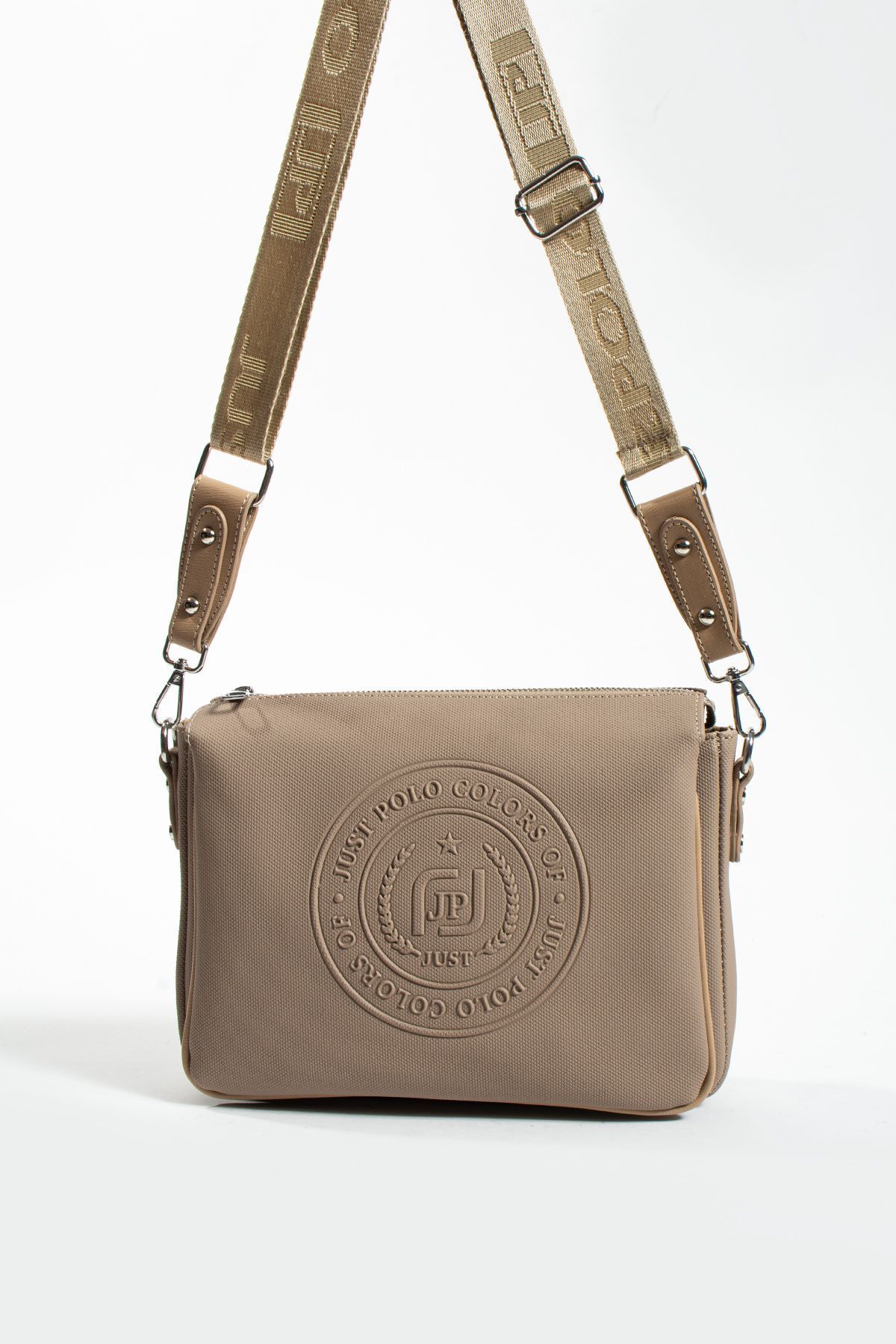 Just Polo Tiran 6006 LK Suni Deri Zincir Ayarlanır Askı Kadın Çapraz Ve Omuz Çantası (Ebat:En 29 x Boy 20 Cm)