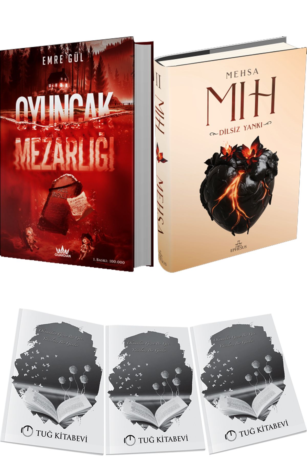 Ephesus Yayınları Oyuncak Mezarlığı Ciltli ve Mıh 2: Dilsiz Yankı Ciltli + Hediyeli