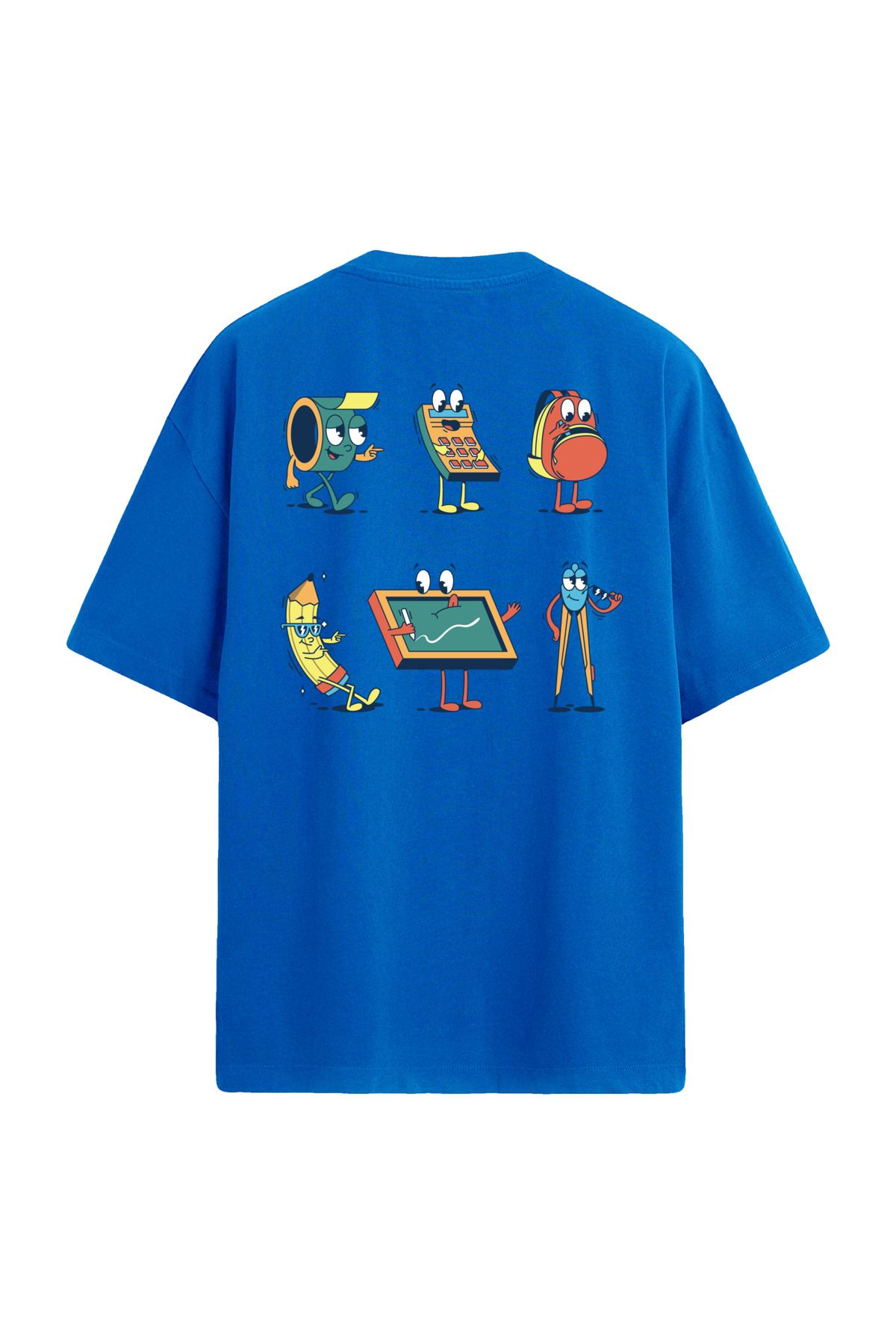 Colermi Okul Sırt Baskılı Oversize T-Shirt