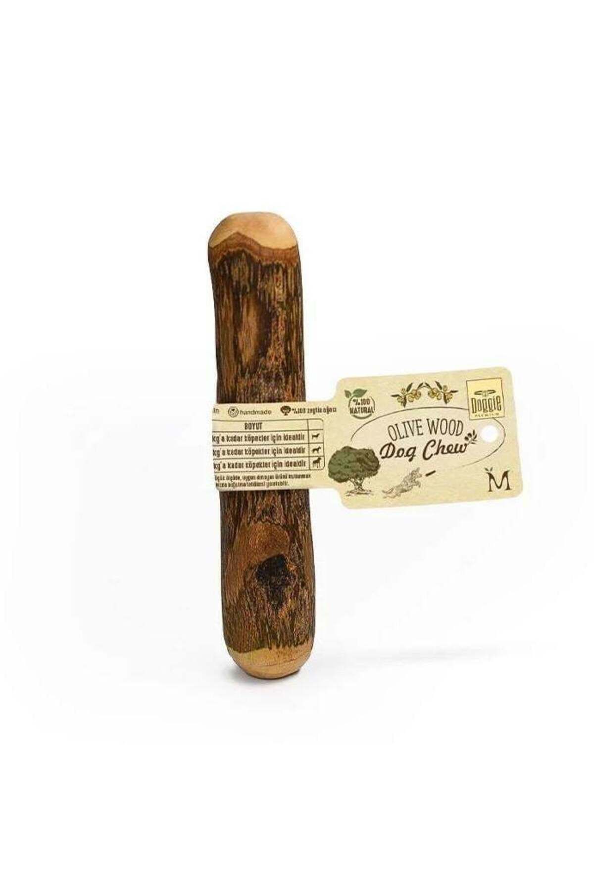 Zayla Doğal Zeytin Ağacı Çiğnenebilen Köpek Oyuncağı M 14 x 2,5 cm 15 kg