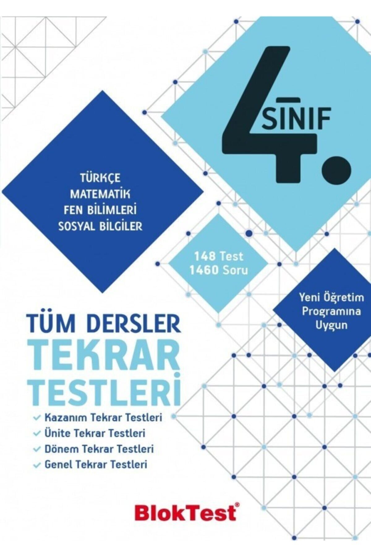 Bloktest Yayınları 4.sınıf Tüm Dersler Tekrar Testler / Blok Test