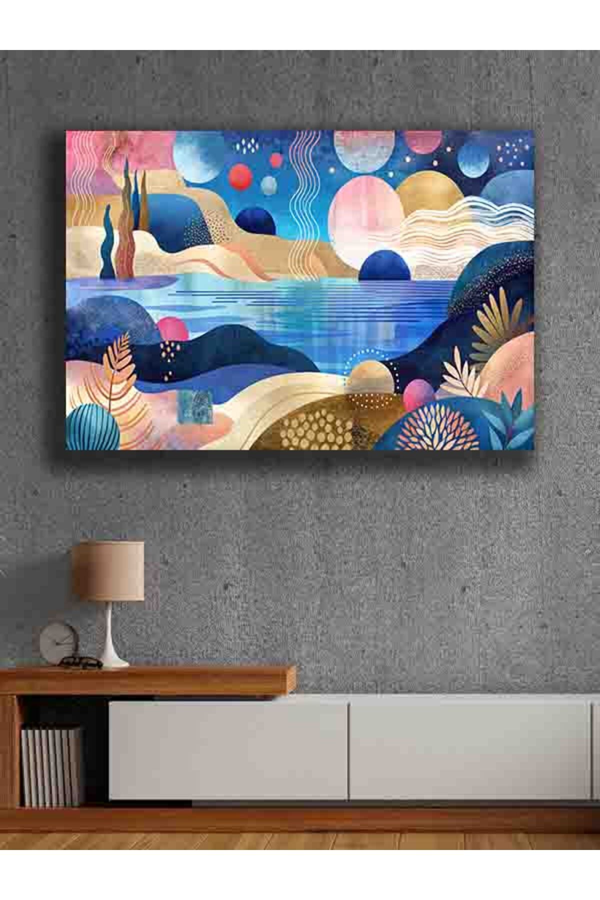 PRİME Concept Modern dekorasyon kanvas tablo %100 pamuklu kumaş