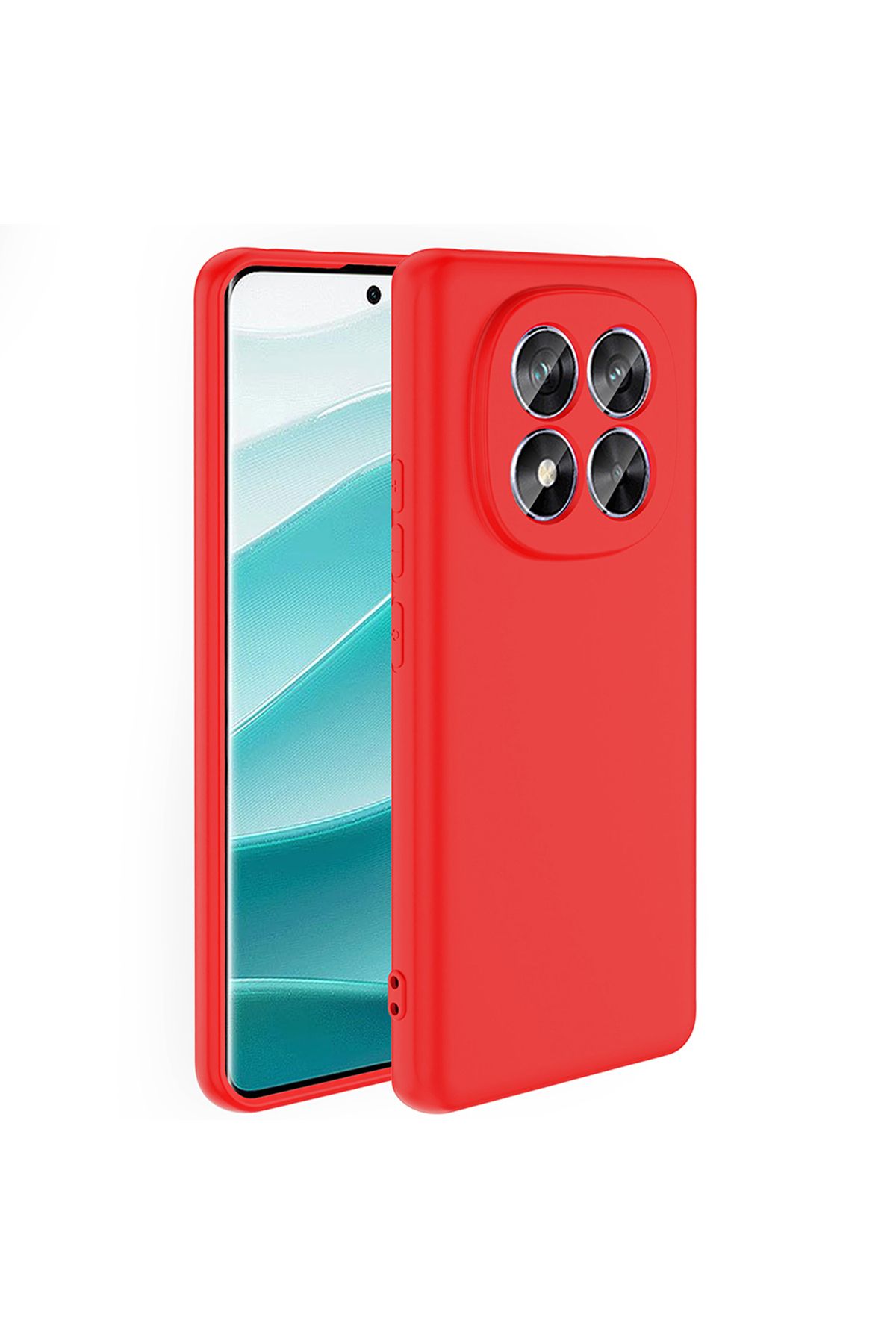 ErkMobile Xiaomi Redmi Note 14 Pro 4G Kırmızı Arka Kapak Silikon Kılıf