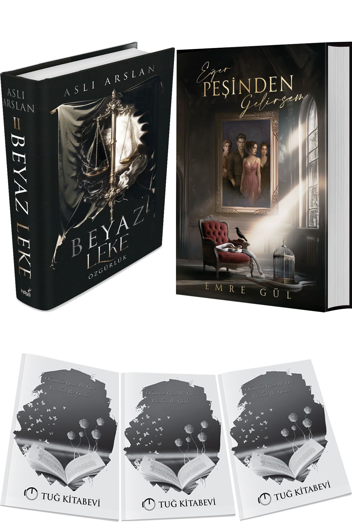 İndigo Kitap Beyaz Leke 2 Özgürlük Ciltli ve Eğer Peşinden Gelirsem 1 Ciltli + Hediyeli