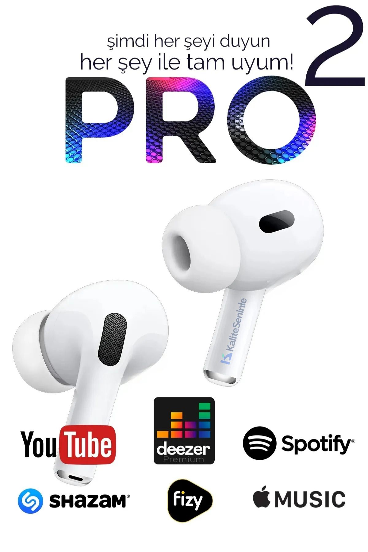 MEBAX Bluetooth Kulaklık Air Pro 2 Anc-enc Özellikli Ios Android Uyumlu Kablosuz Kulaklık