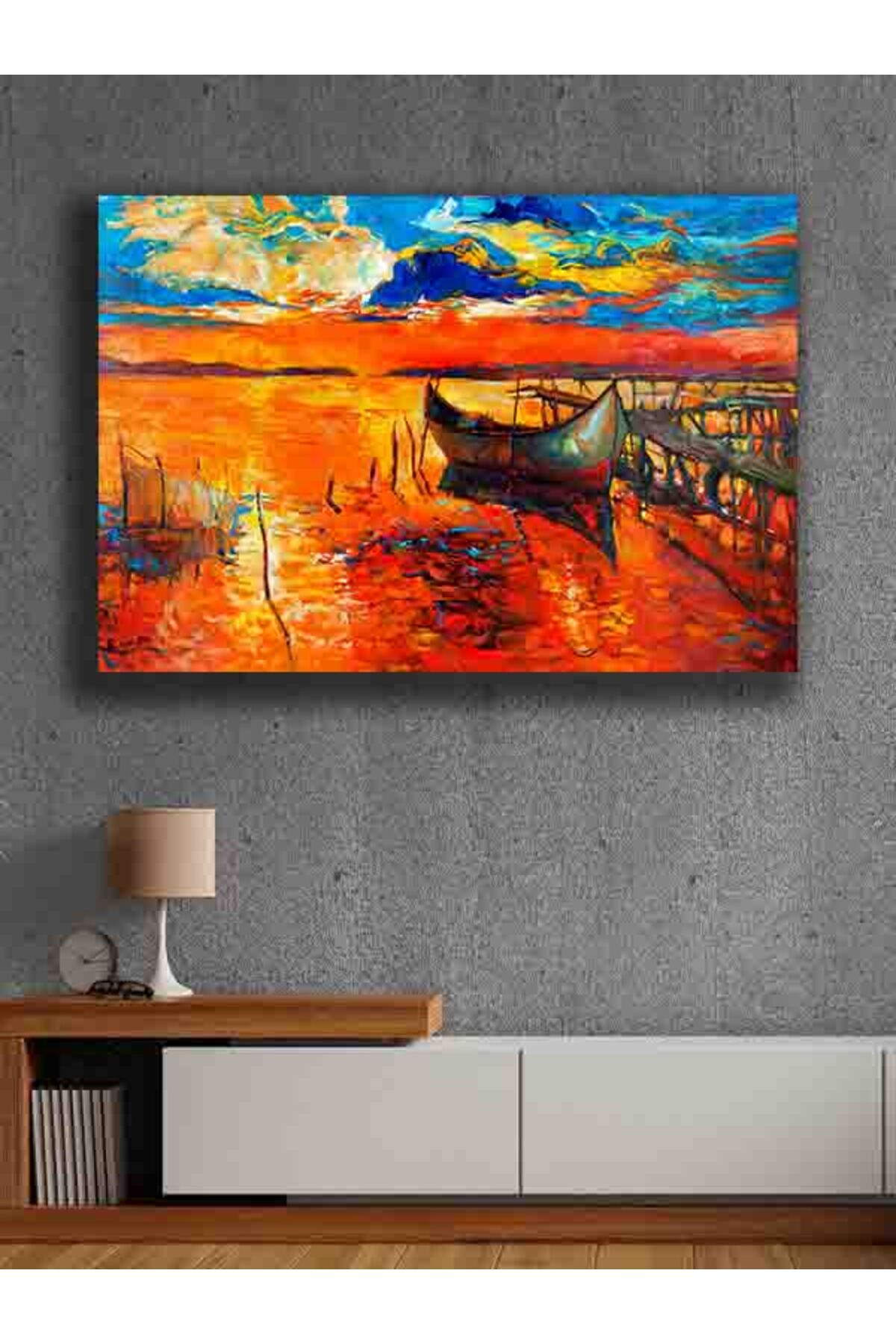PRİME Concept Modern dekorasyon kanvas tablo %100 pamuklu kumaş