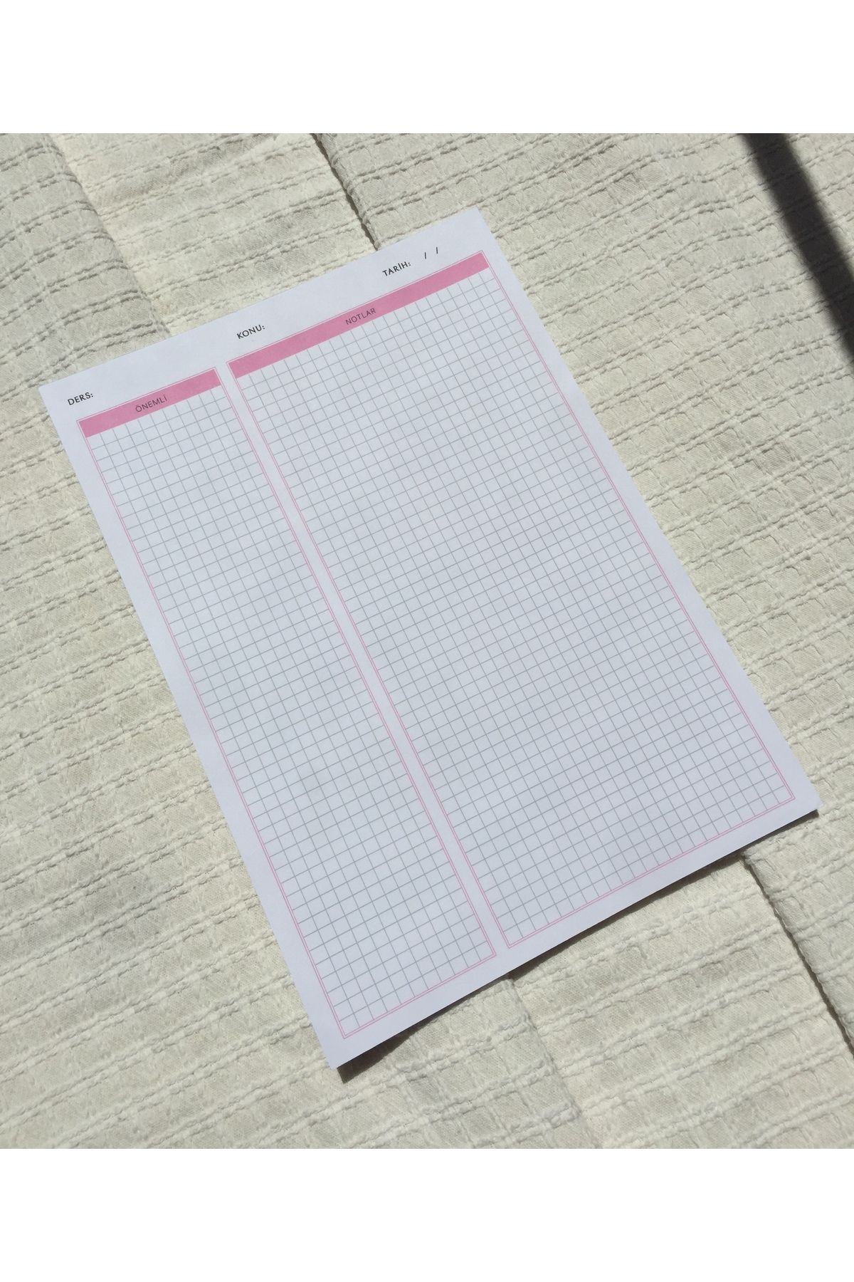 LaCerdaDesign A4 Notepad, Memopad Not Defteri
