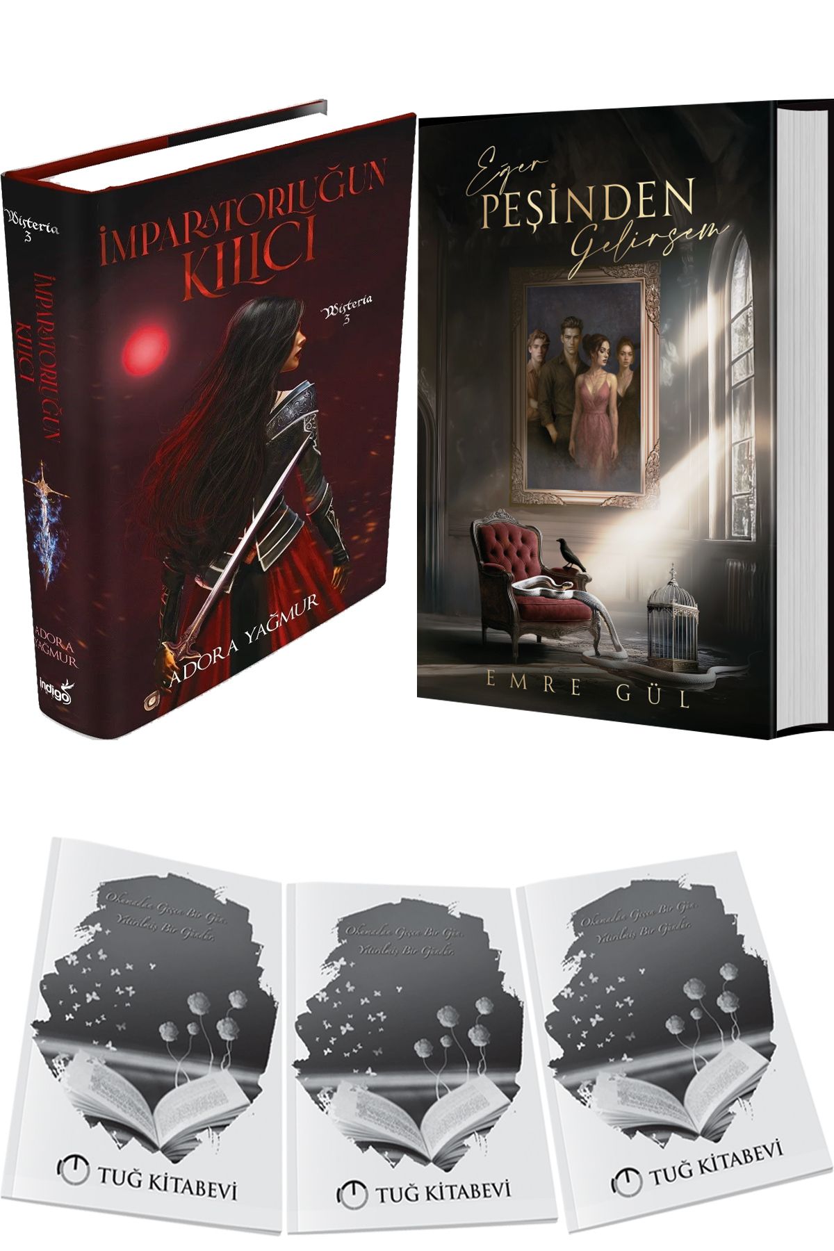 İndigo Kitap İmparatorluğun Kılıcı Ciltli ve Eğer Peşinden Gelirsem 1 Ciltli + Hediyeli