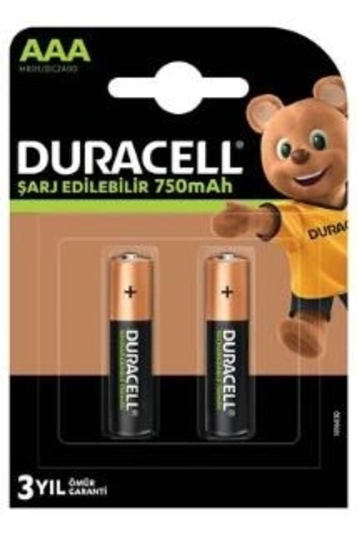 Eng Nessiworld Şarj Edilebilir Pil 2'Li AAA 750 mAh