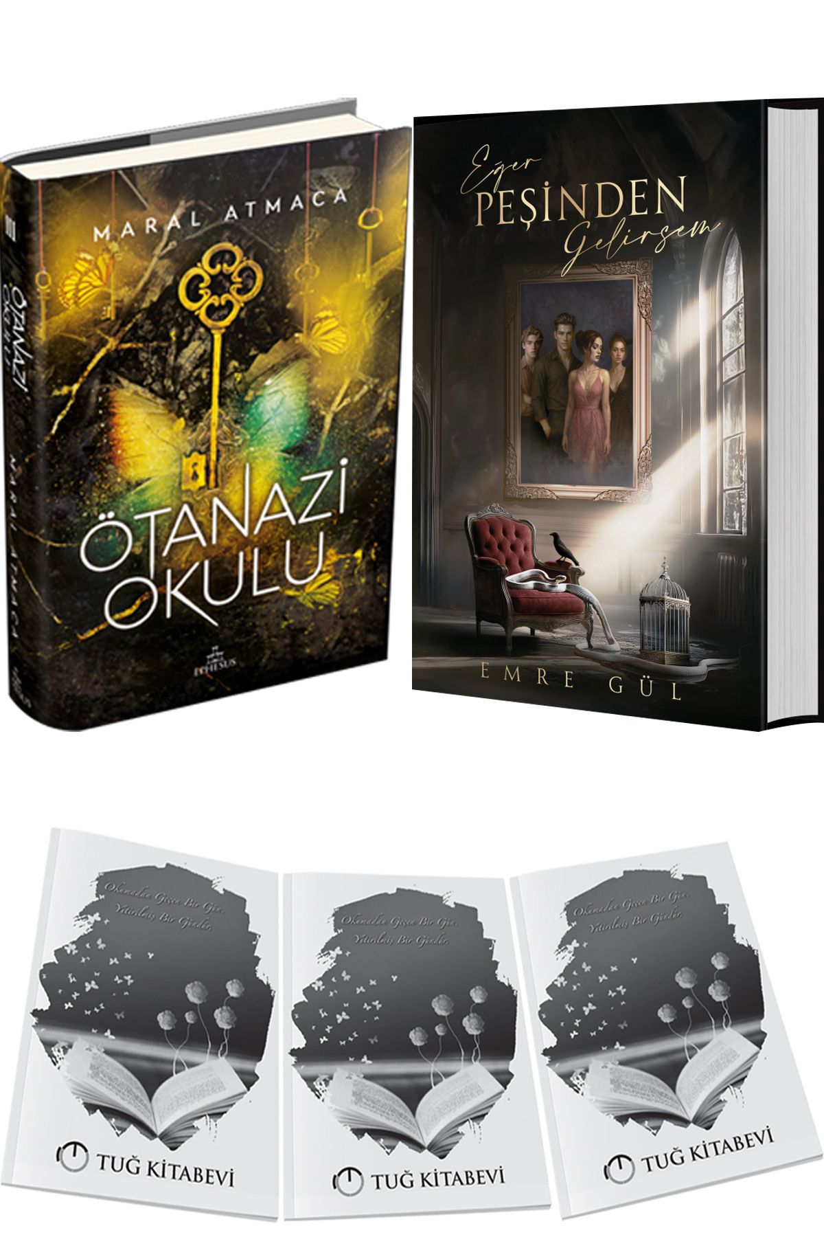 Ephesus Yayınları Ötanazi Okulu 3 Ciltli ve Eğer Peşinden Gelirsem 1 Ciltli + Hediyeli