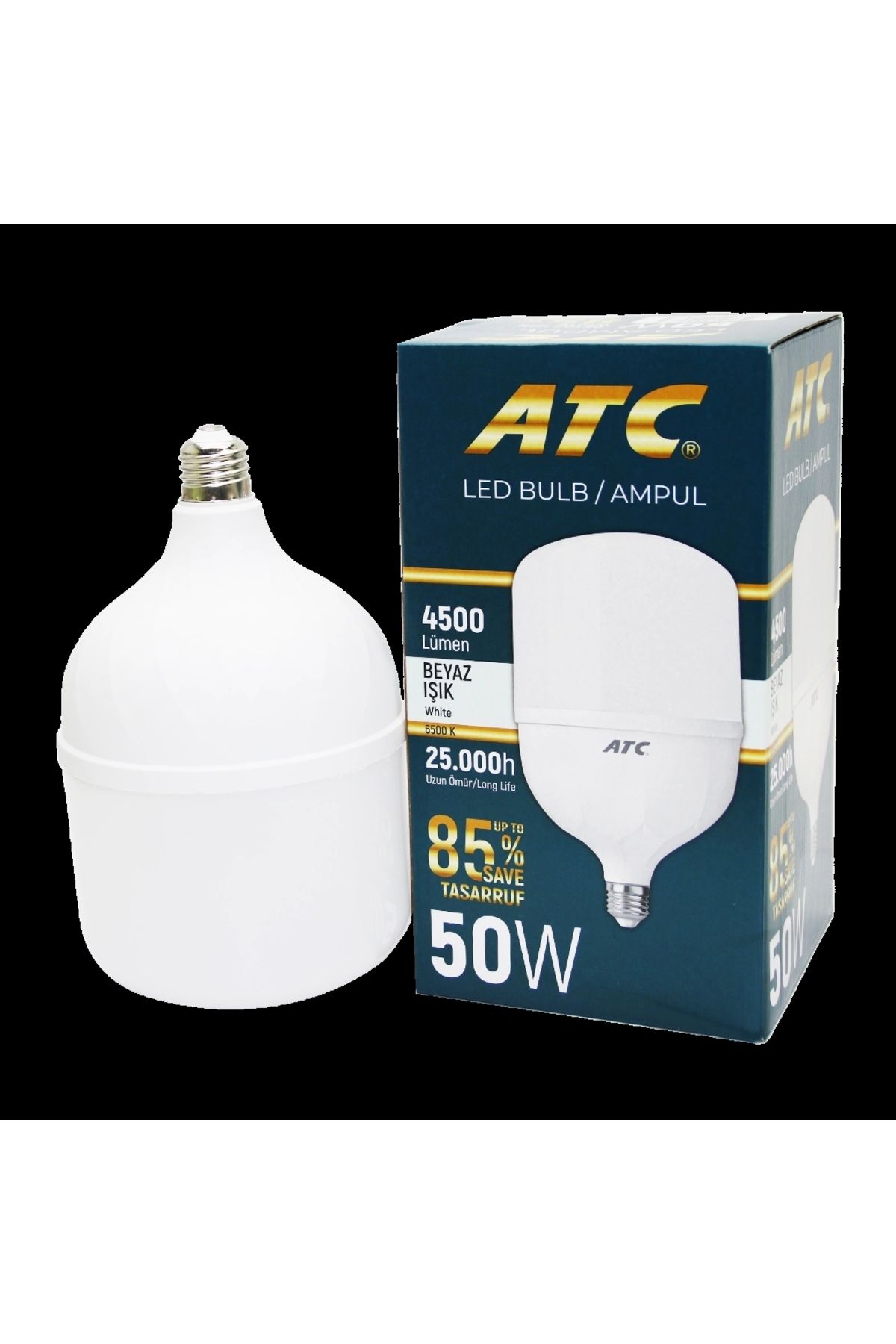 Nemere 50w Torch Led Bulb Ampul Beyaz E27